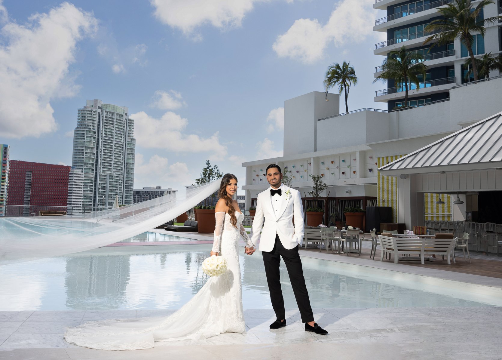 SLS Brickell Miami Wedding | Dipp Photography | Miami Wedding Photographer