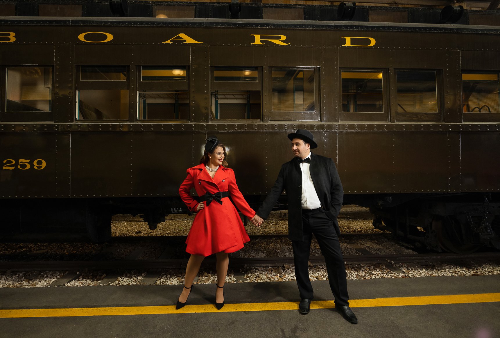 Goldcoast Railroad Museum Engagement Photos | Miami Engagement Photographer