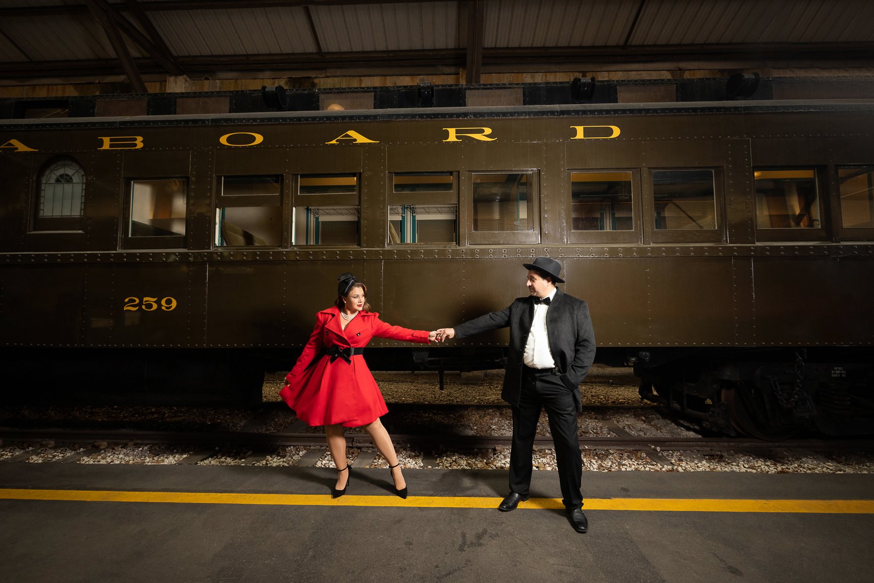 Goldcoast Railroad Museum Engagement Photos | Miami Engagement Photographer