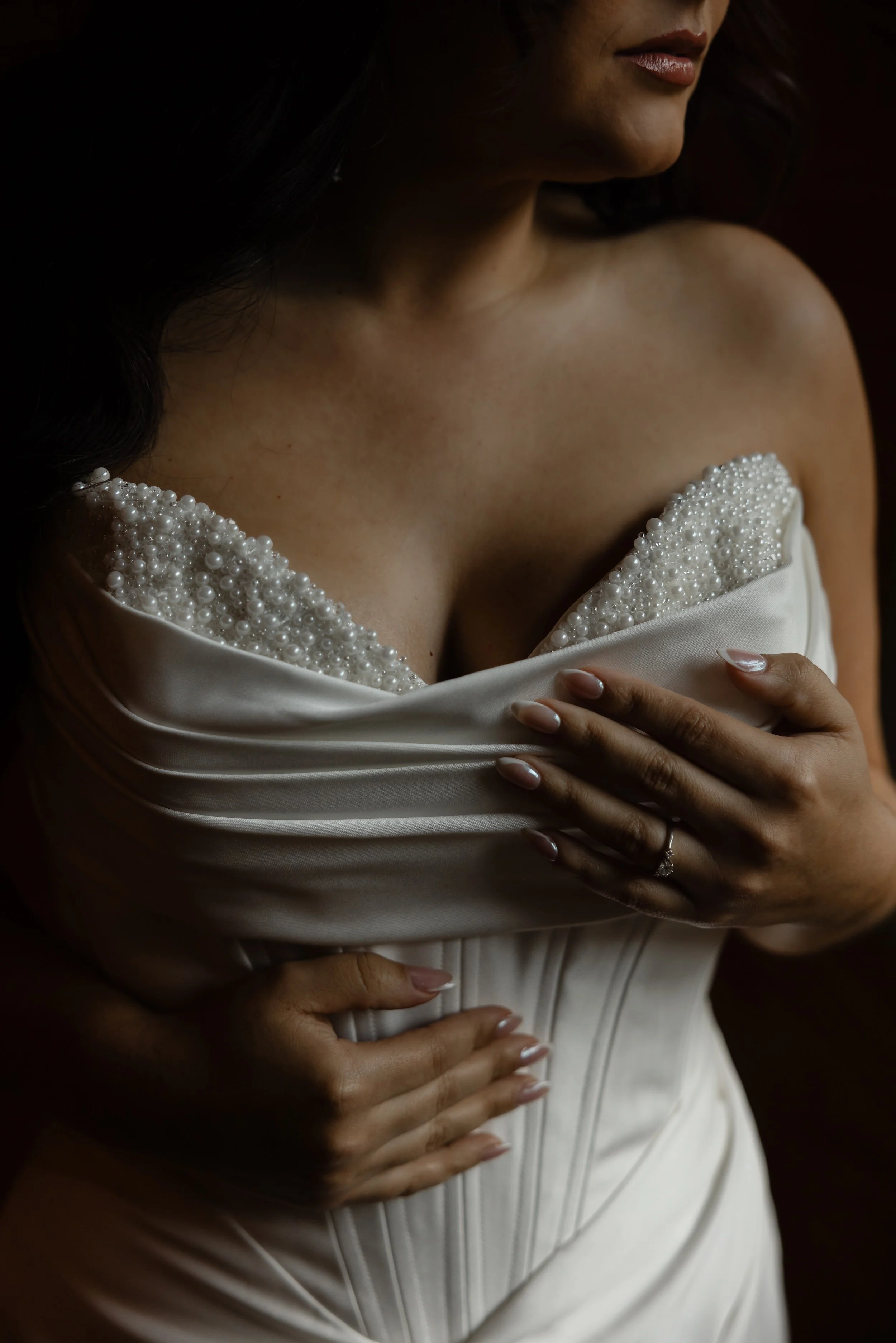 Bride Getting Ready at The Barn 305