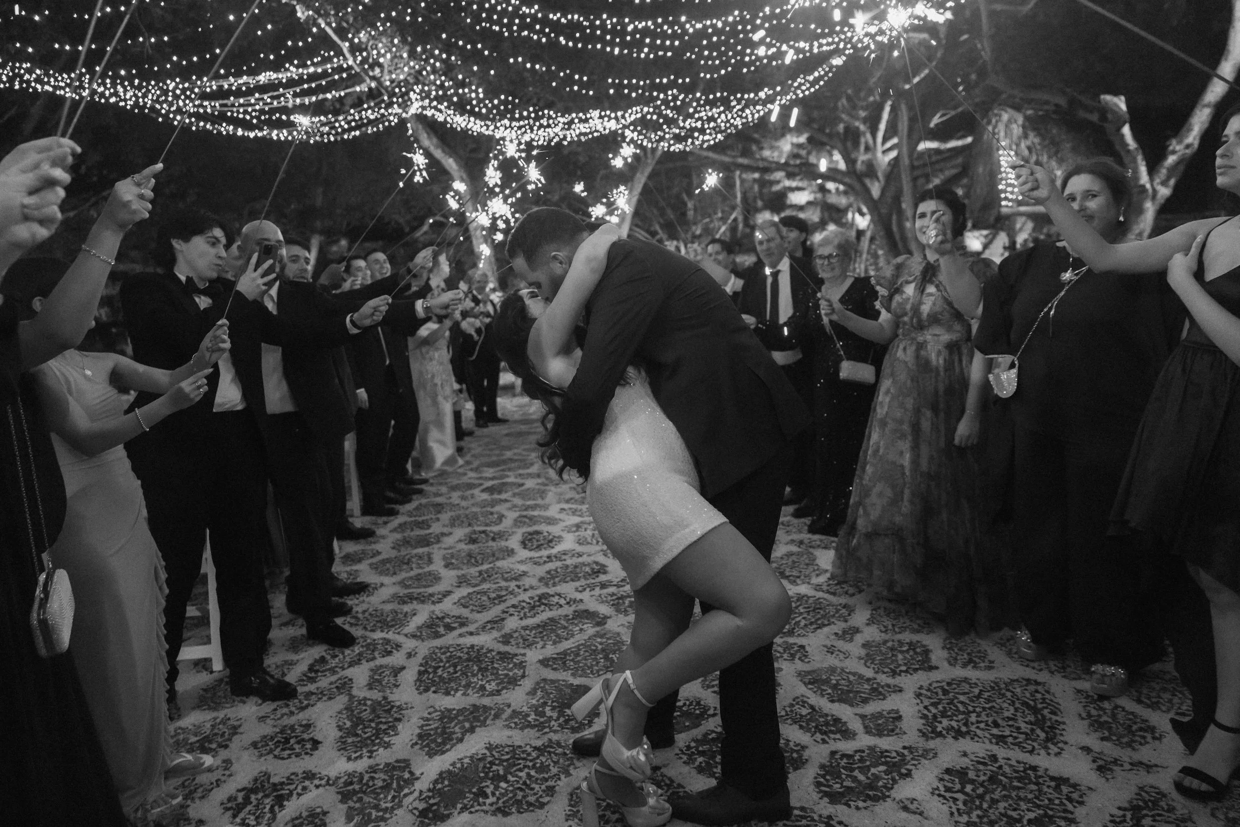 Wedding Exit at The Barn 305 Wedding Venue