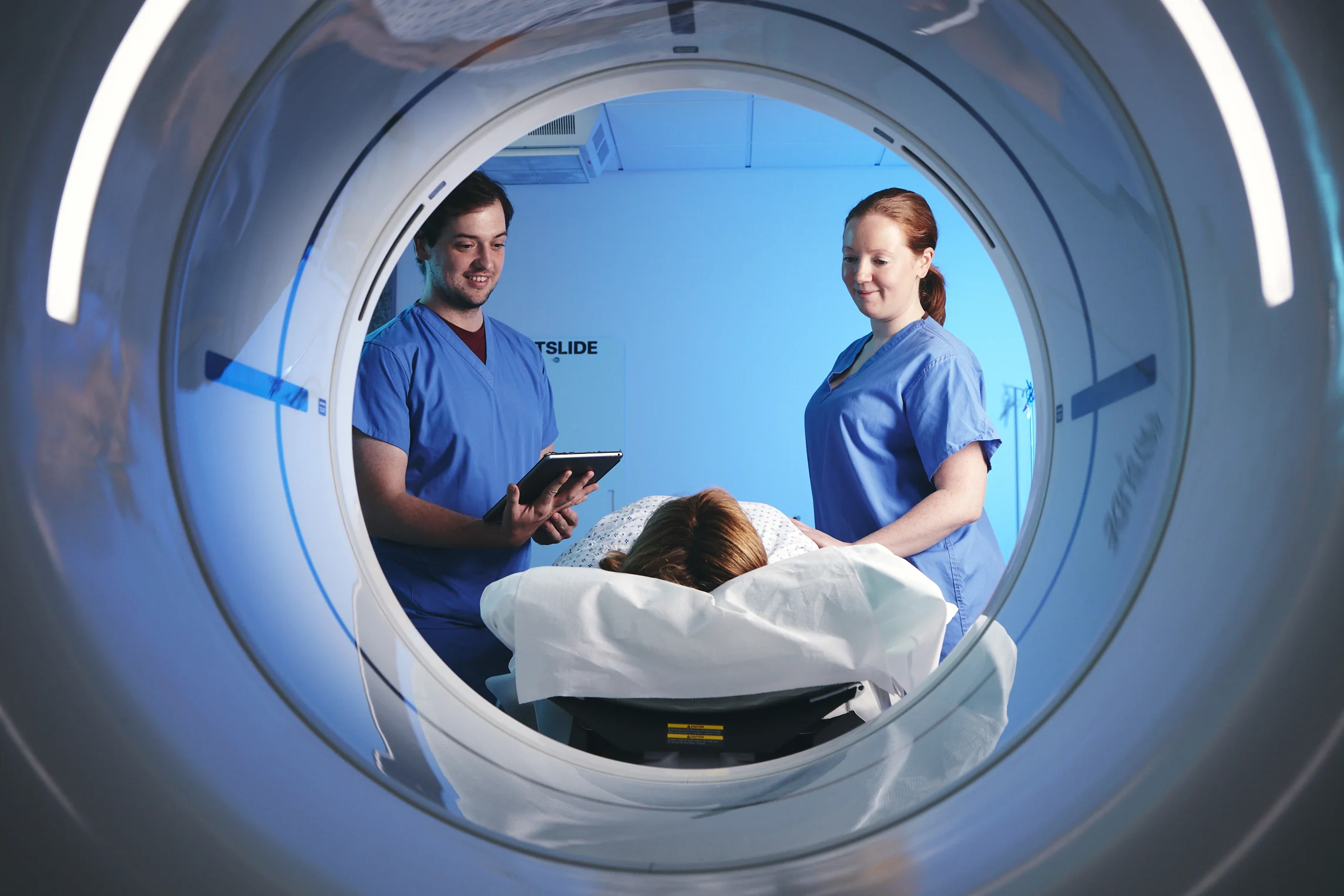 Medical photography at Beacon hospital in MRI scanner