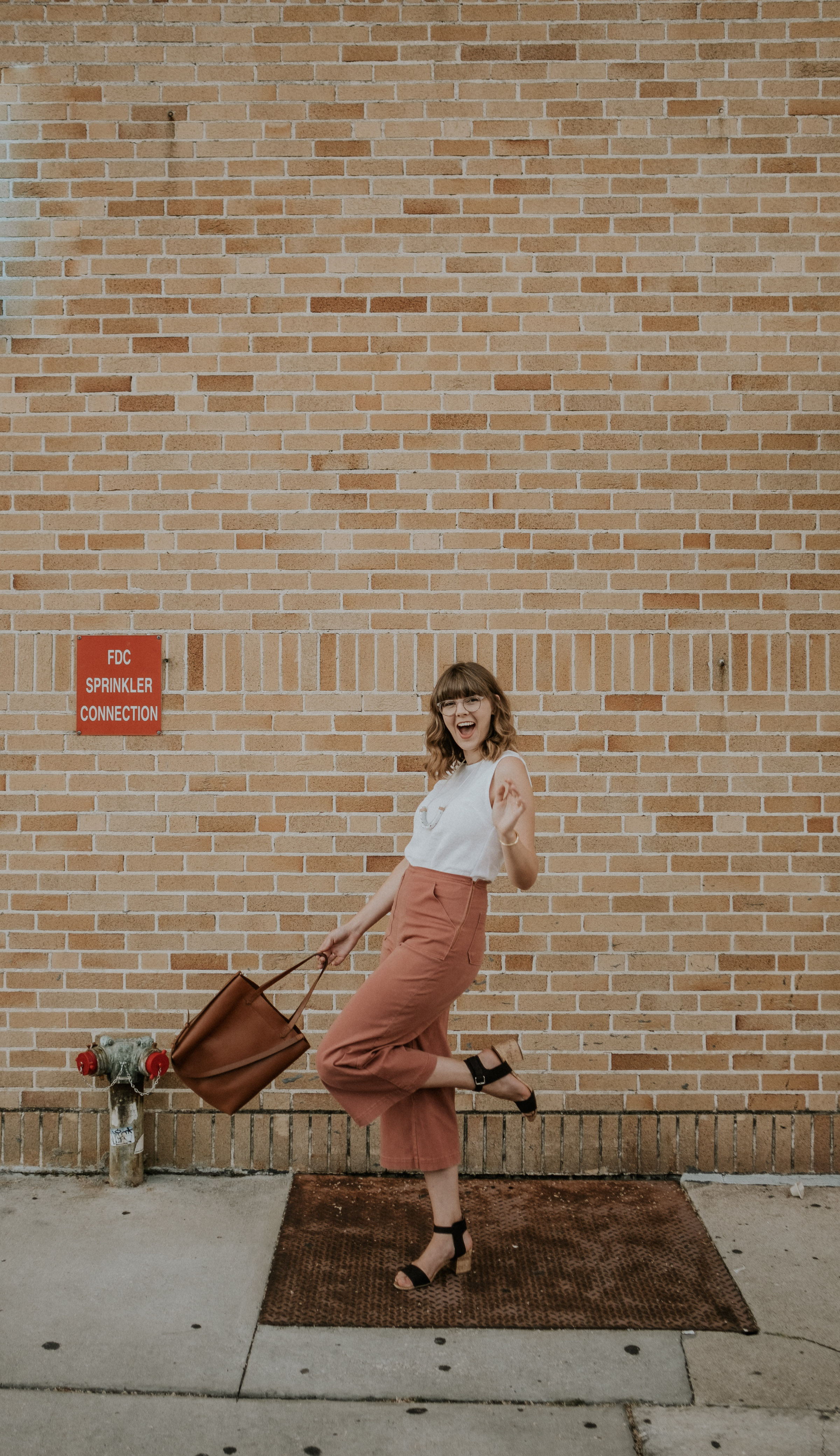 Top: Rachel Top Pants: The Melanie Pant in Clay (but I call them my magic pants - because they are the most magical things I own!)