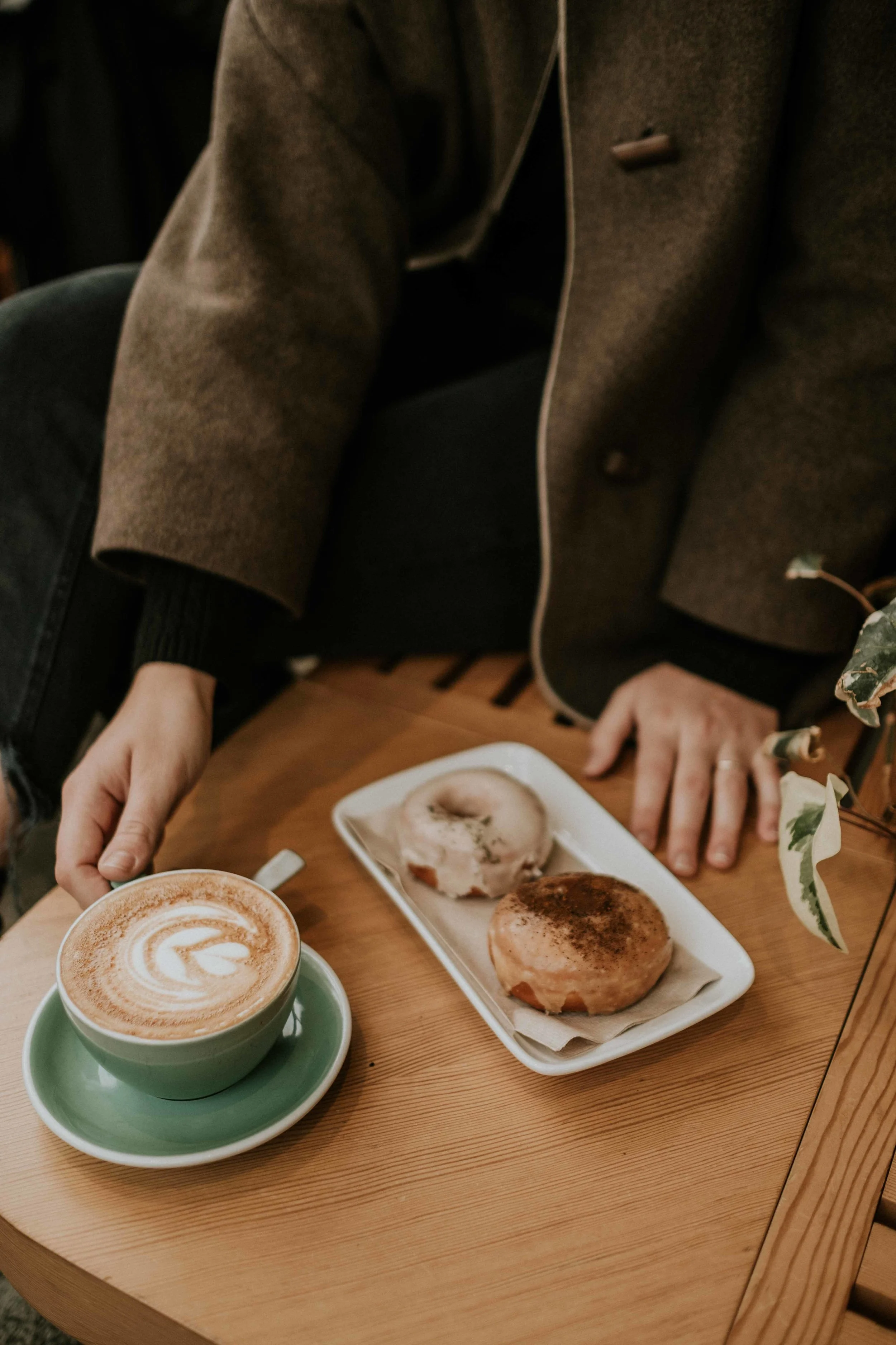 Lavender and Carmel donuts + coffee… my own personal heaven