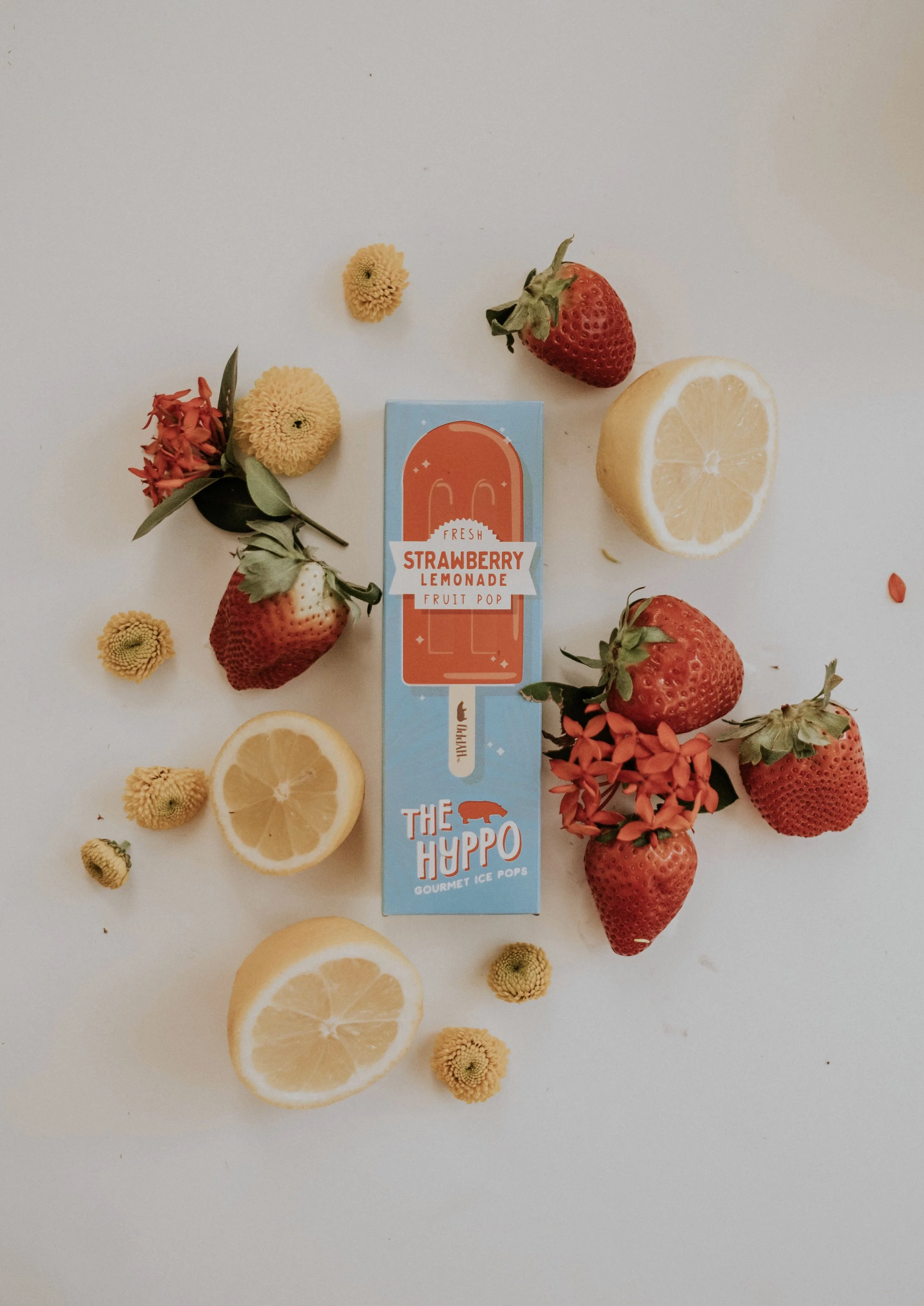 Strawberry Lemonade Fruit Pop: not too sweet/ not to tart. Feels like summer break