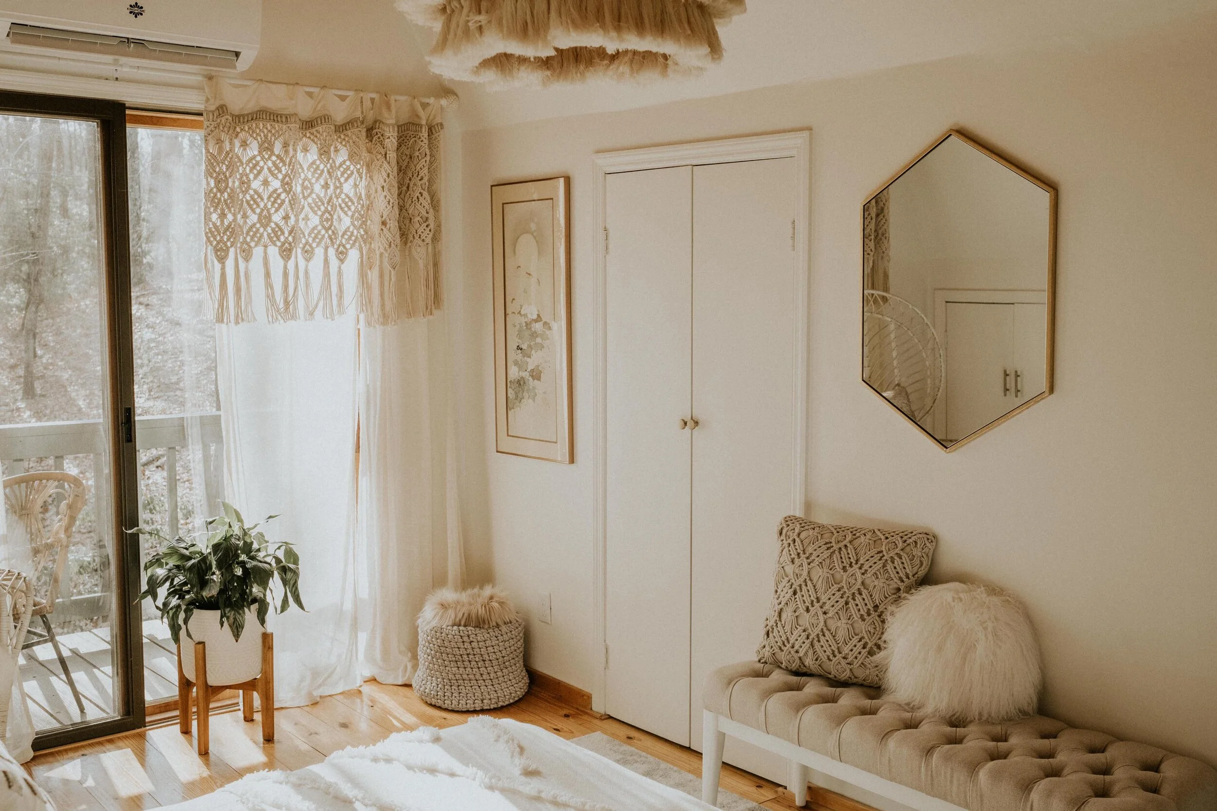 We loved the light that filled this room each morning.