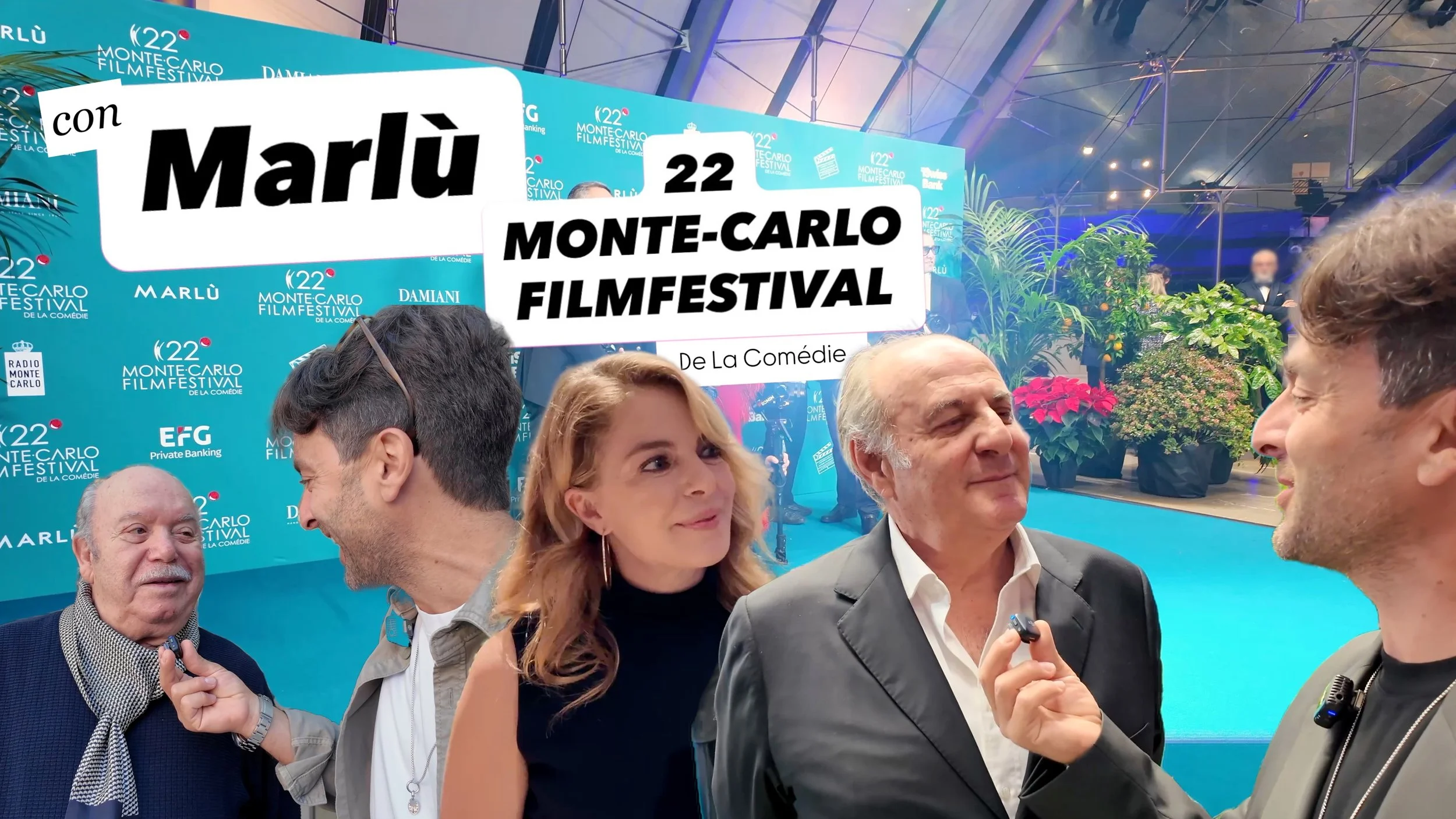Con Marlù al Monte-Carlo Film Festival De La Comédie