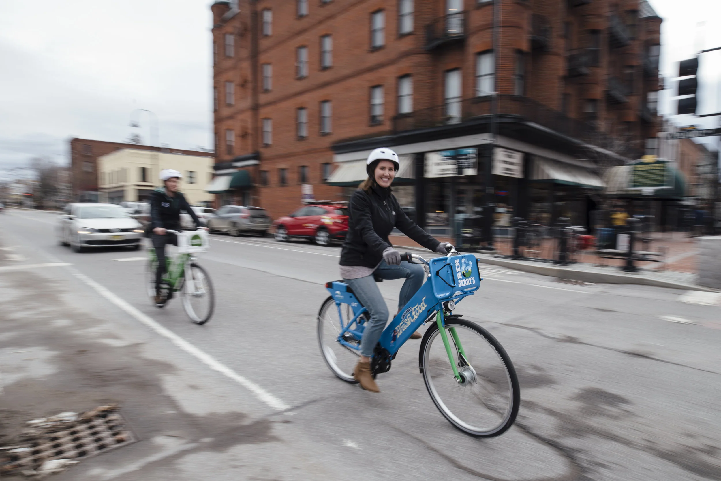 Greenride Bikeshare, launched in spring, 2018. Photo: Christine Hill