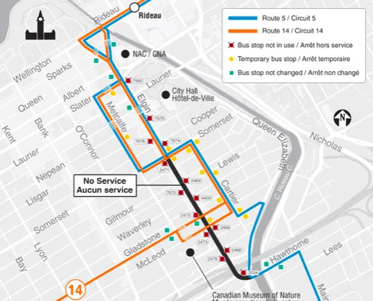 Ottawa route alert