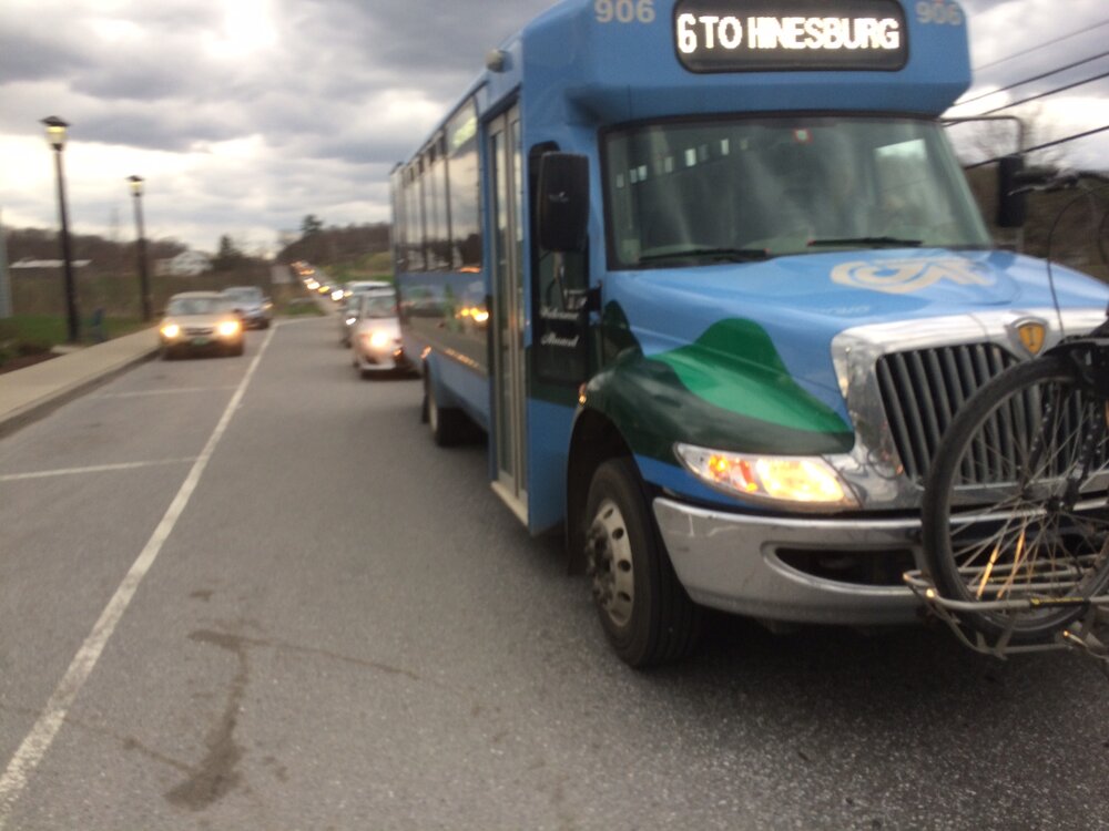 University employees receive a bus pass and guaranteed ride home as part of UVM’s TDM program. Source: RIchard Watts