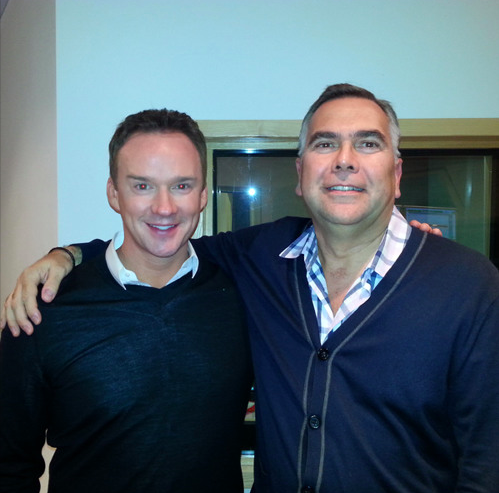 Ian with Russell Watson