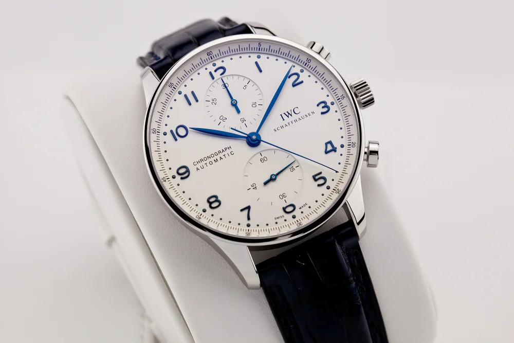 IWC Portugieser Chronograph 41mm Blue Numerals IW371605 — Watch  
