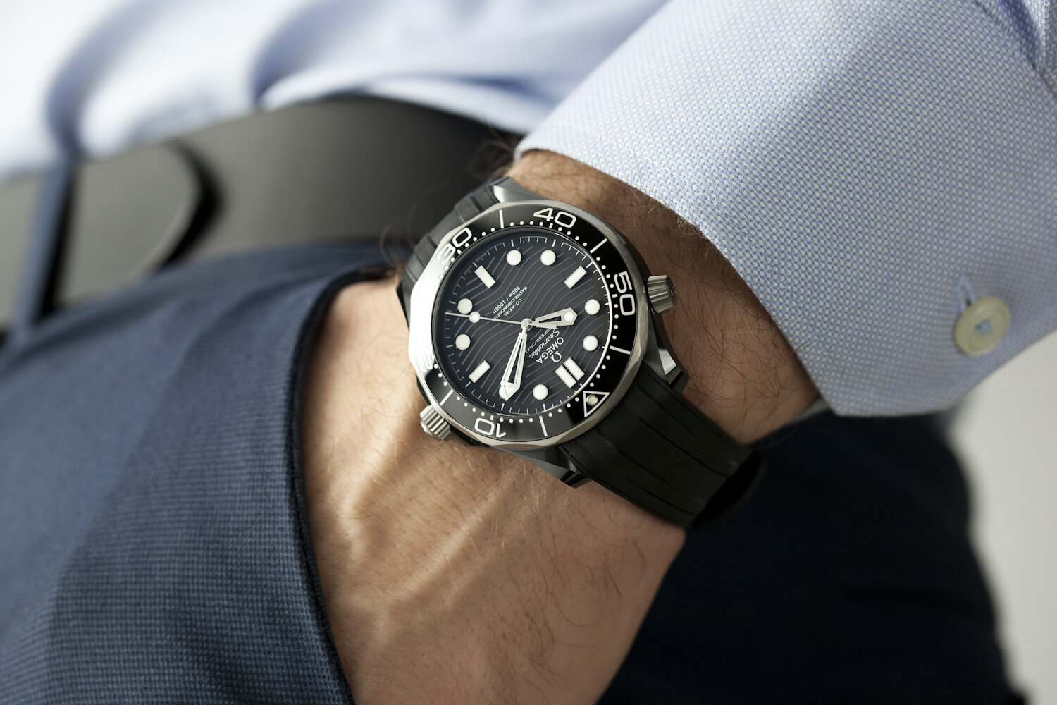 seamaster ceramic black