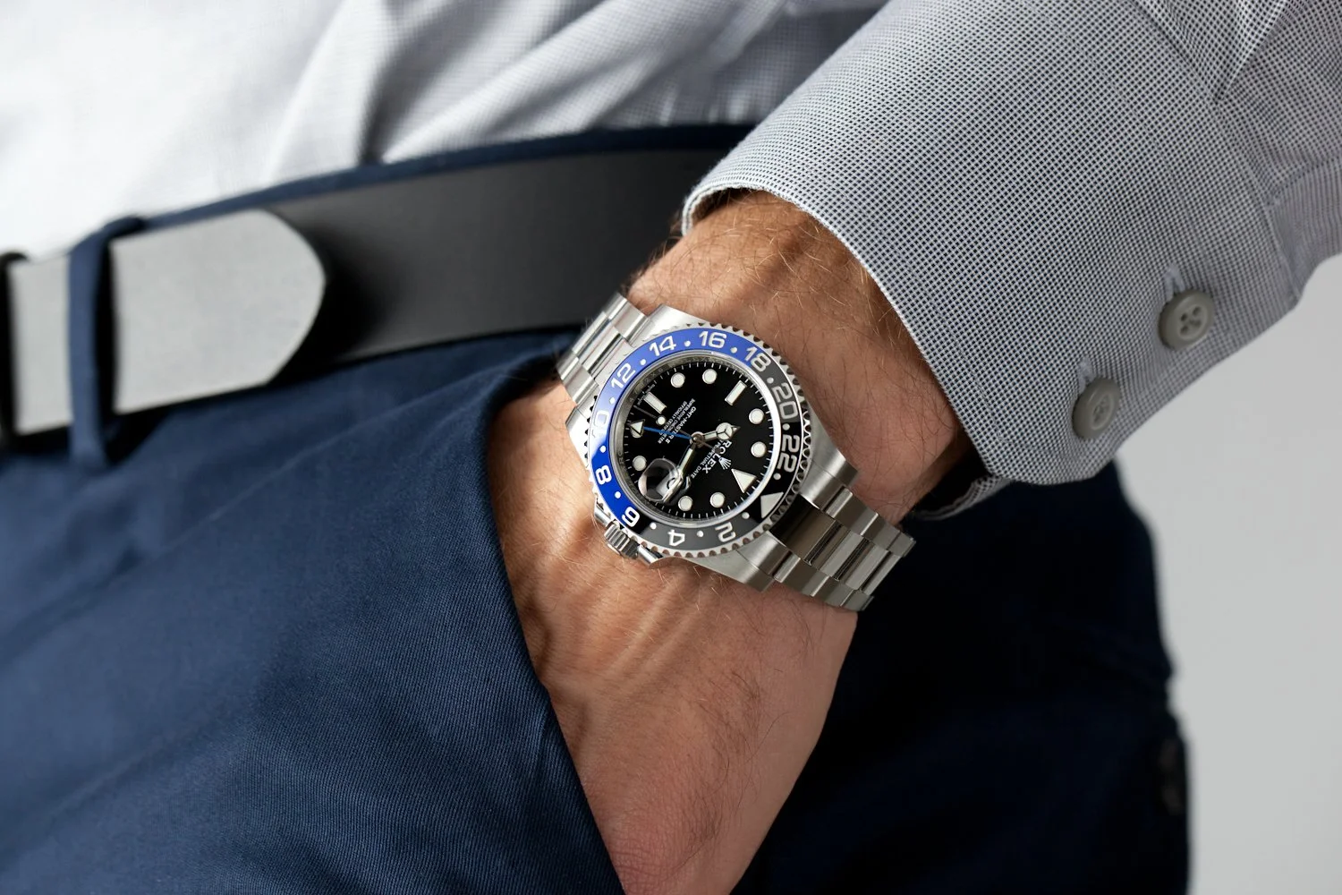 Rolex GMT Master II Batman 40mm 126710BLNR — Watch Exchange Co.