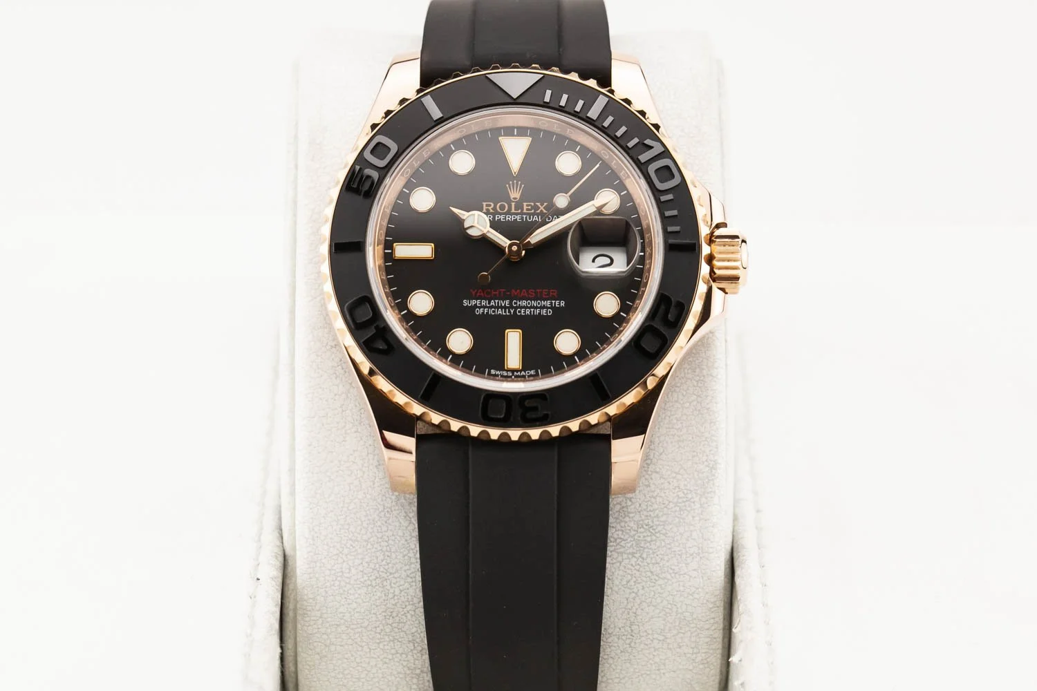 Rolex Yachtmaster 40 Everose Gold Oysterflex PO 116655 091526 (2 of 9).jpg