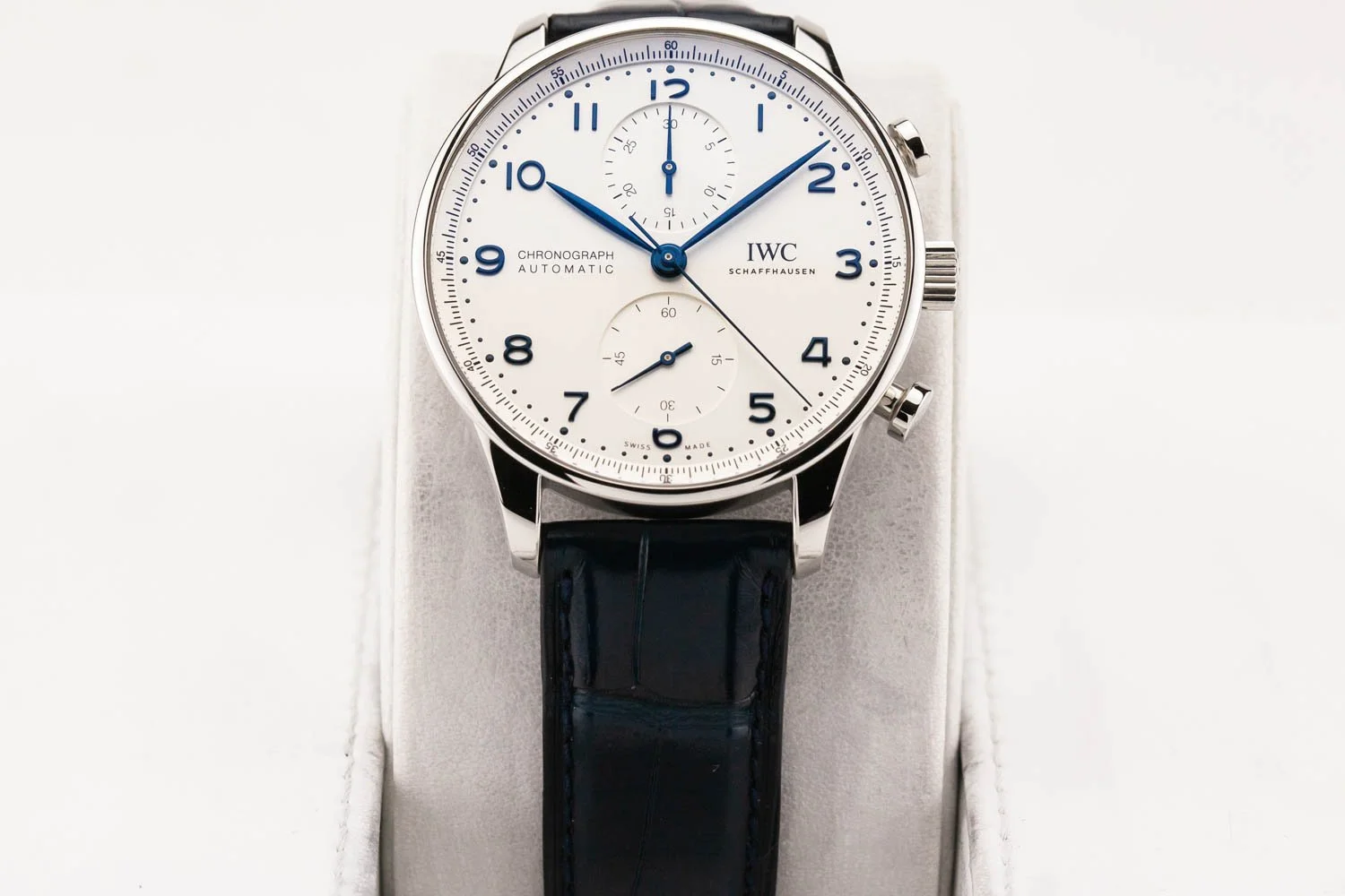 IWC Portugieser Chronograph Blue Numerals Mint IW371605 072525 (2 of 9).jpg