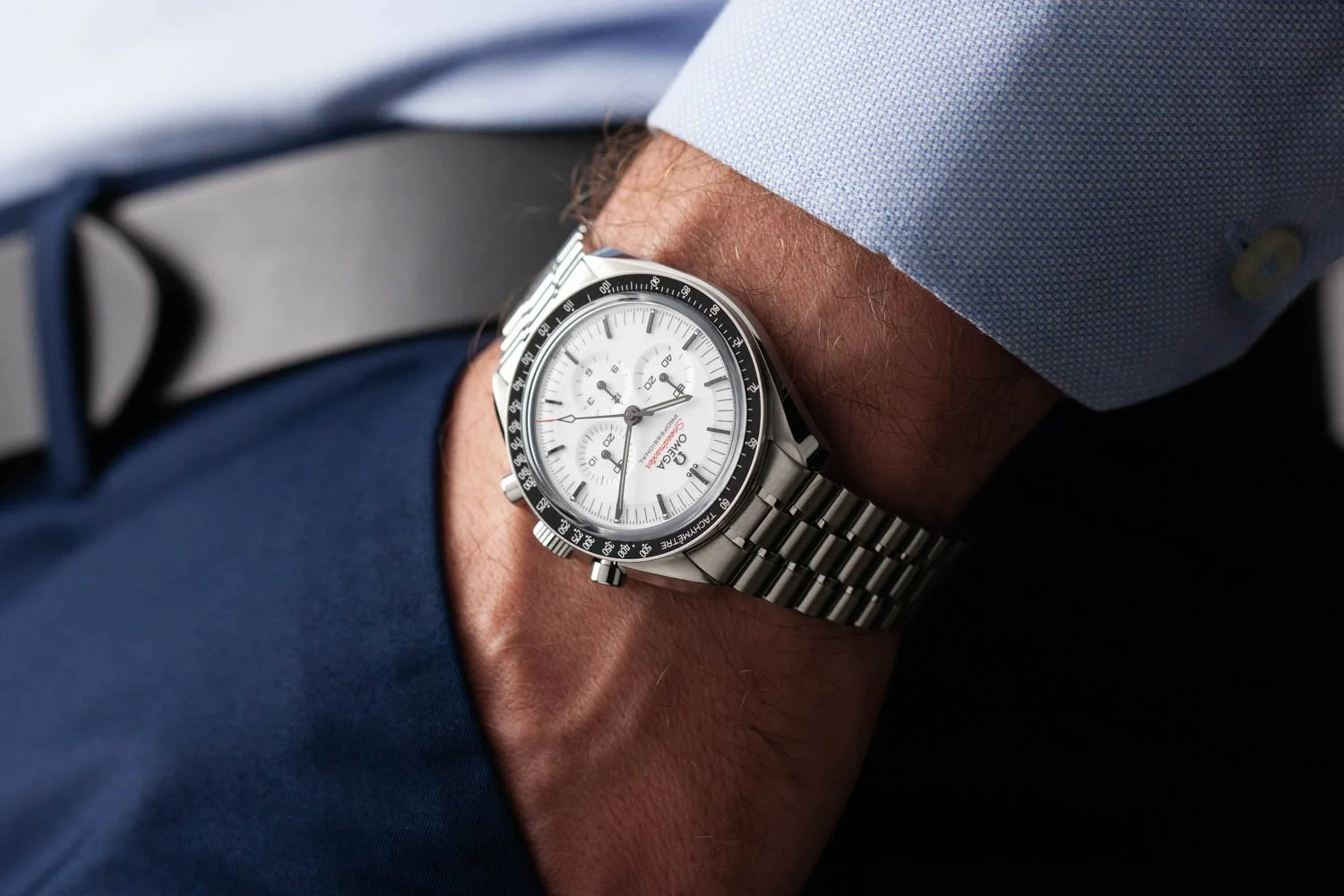 Omega Speedmaster Moonwatch Sapphire White Dial 100124 (1 of 1).jpg