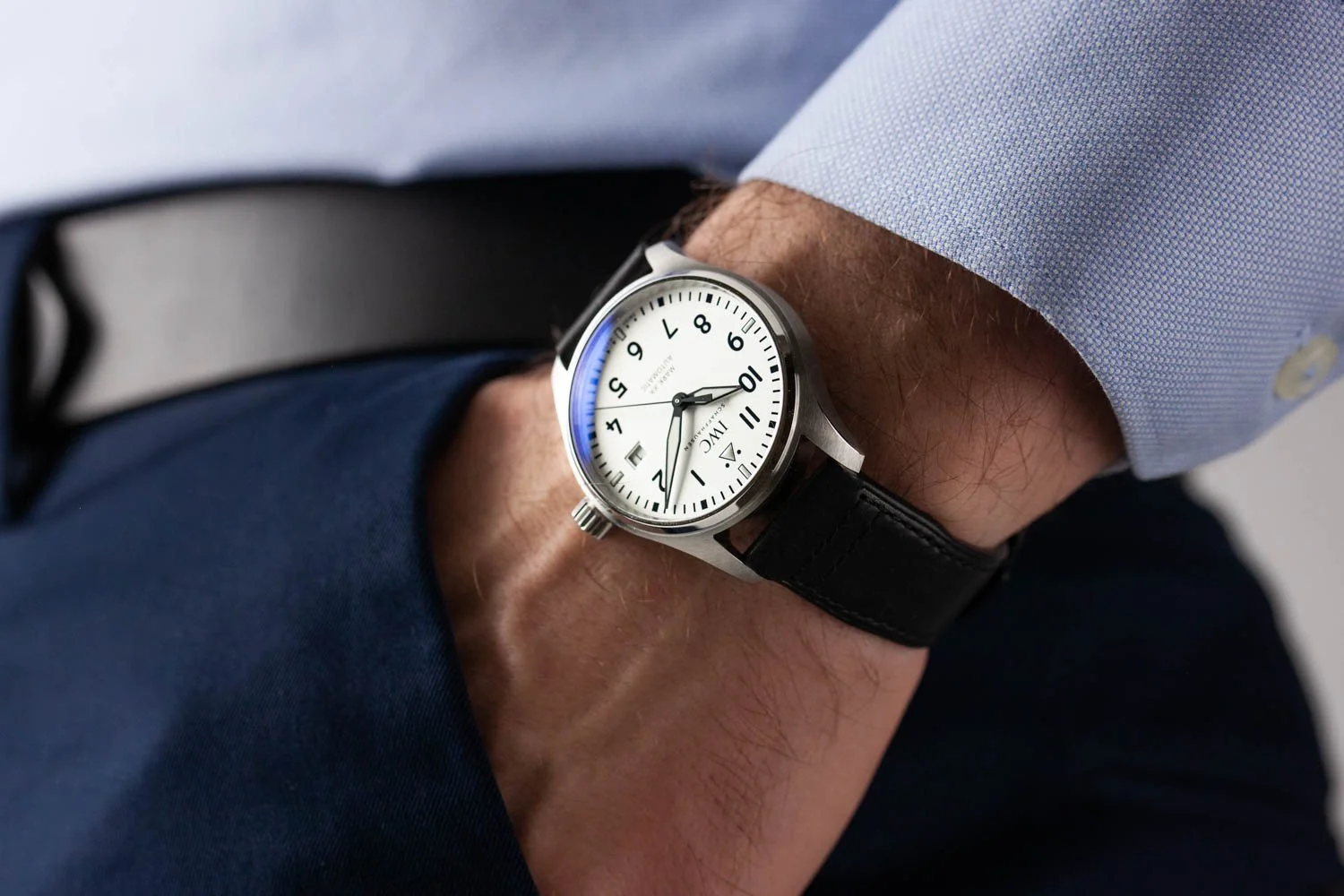 IWC Mark XX White Dial Leather NEW IW328207 030124 (1 of 10).jpg