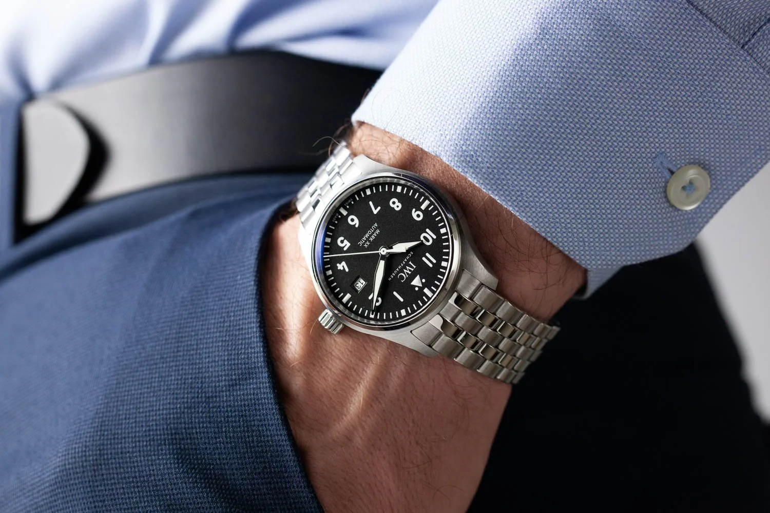 IWC Mark XX Black Dial Bracelet New IW328202 011623 (1 of 11).jpg
