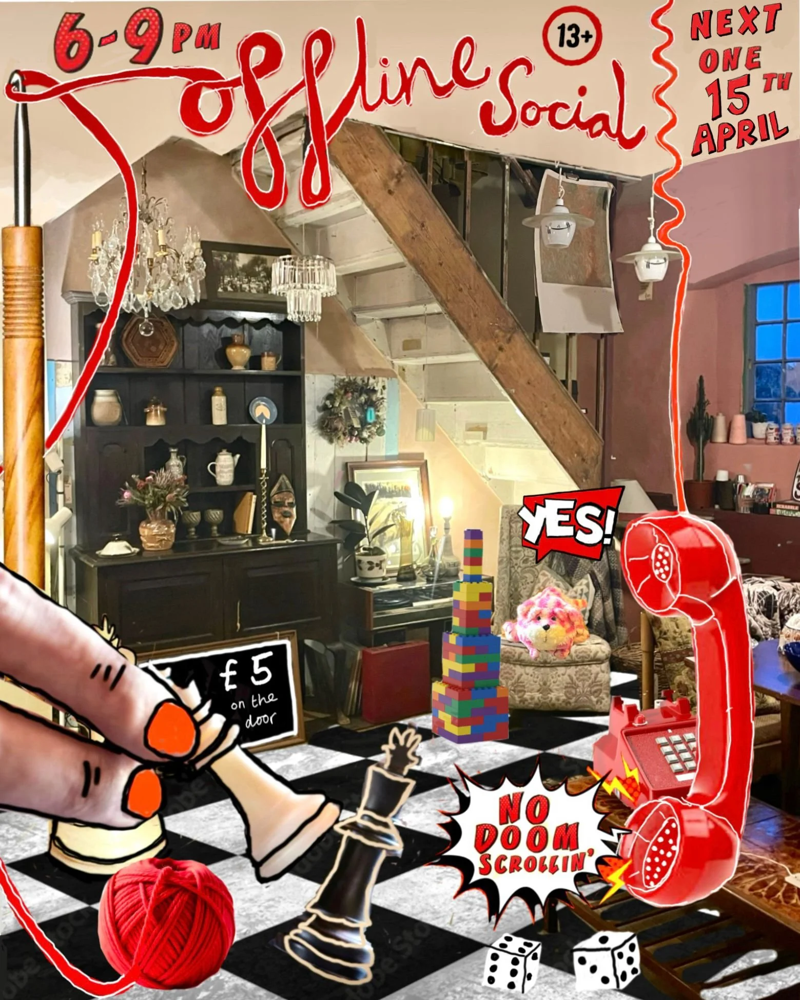 Curious Magpie Offline Social April