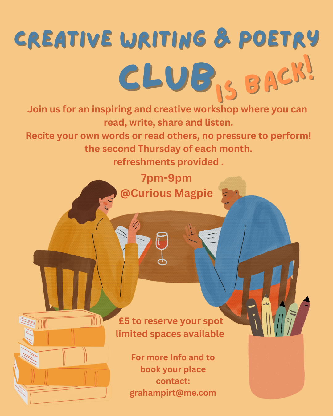 Curious Magpie Poetry & Creative Writing Workshop