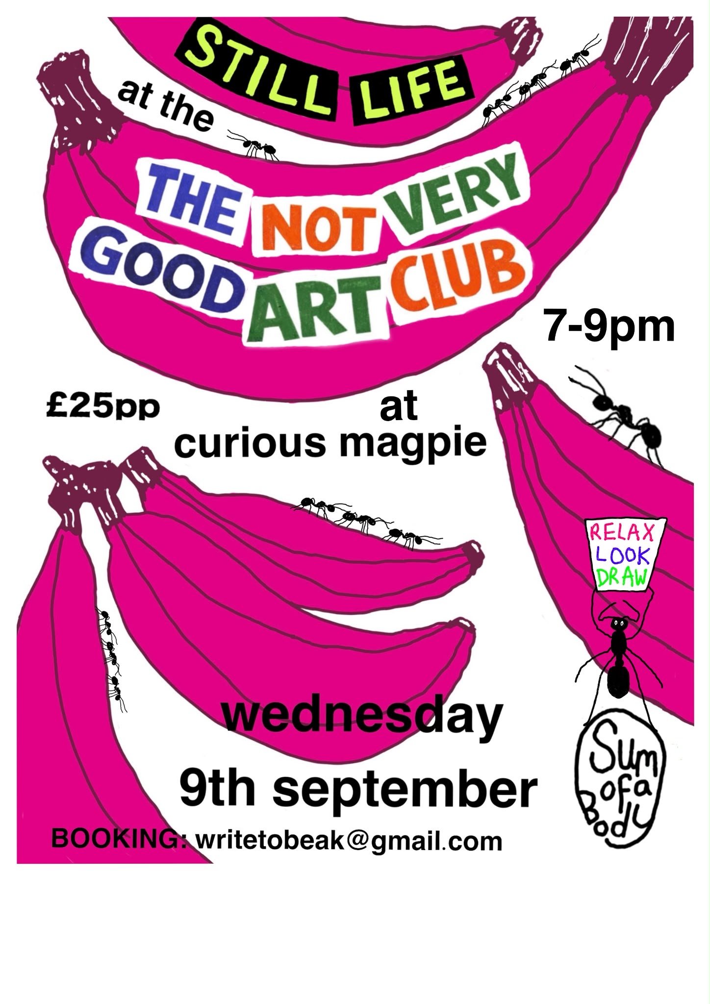 Curious Magpie Not Very Good Art Club
