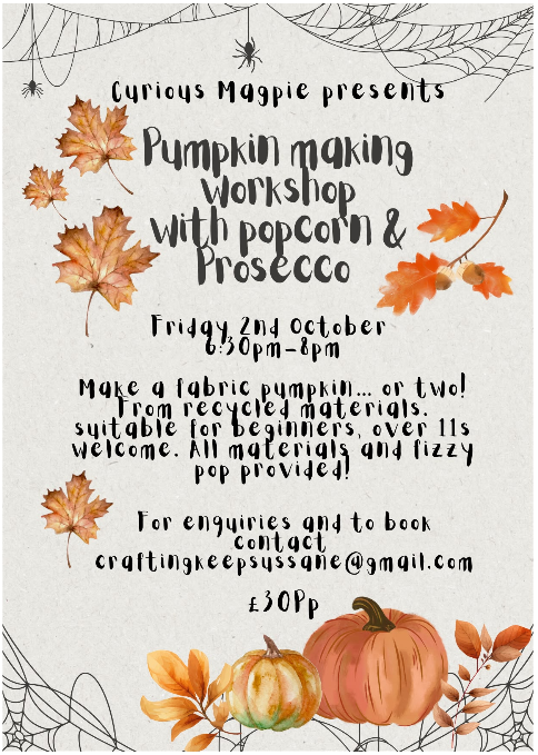 Curious Magpie Pumpkin Making Workshop