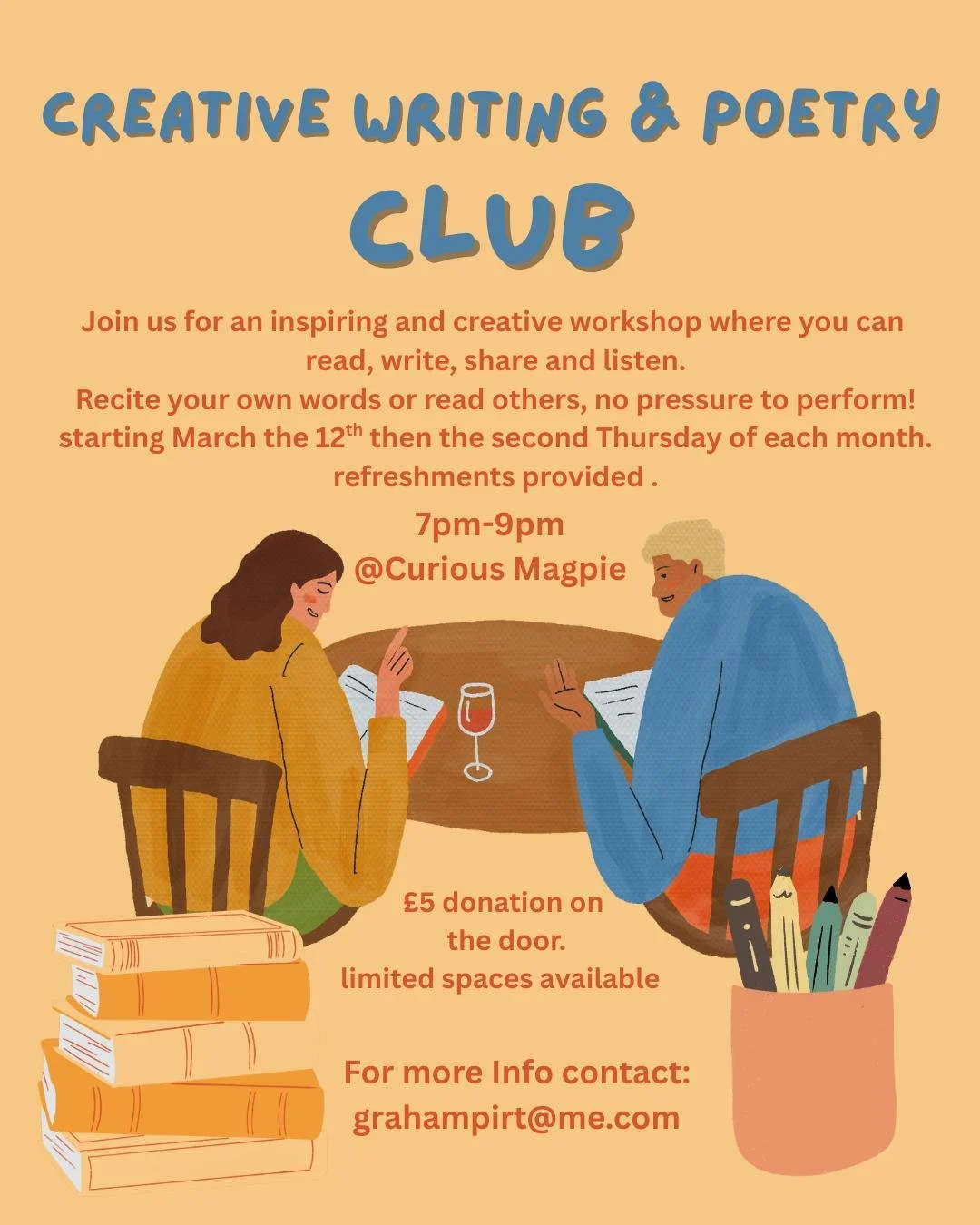 Curious Magpie Poetry & Creative Writing Workshop