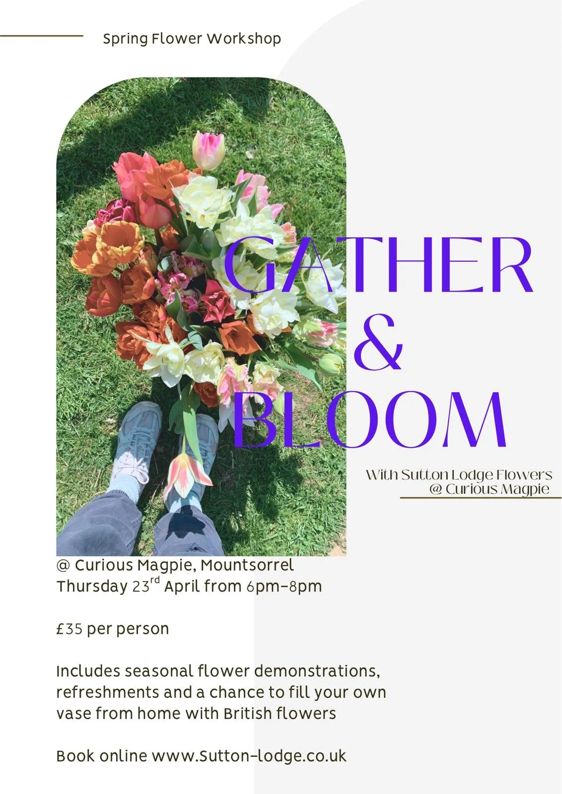 Curious Magpie Gather & Bloom Workshop