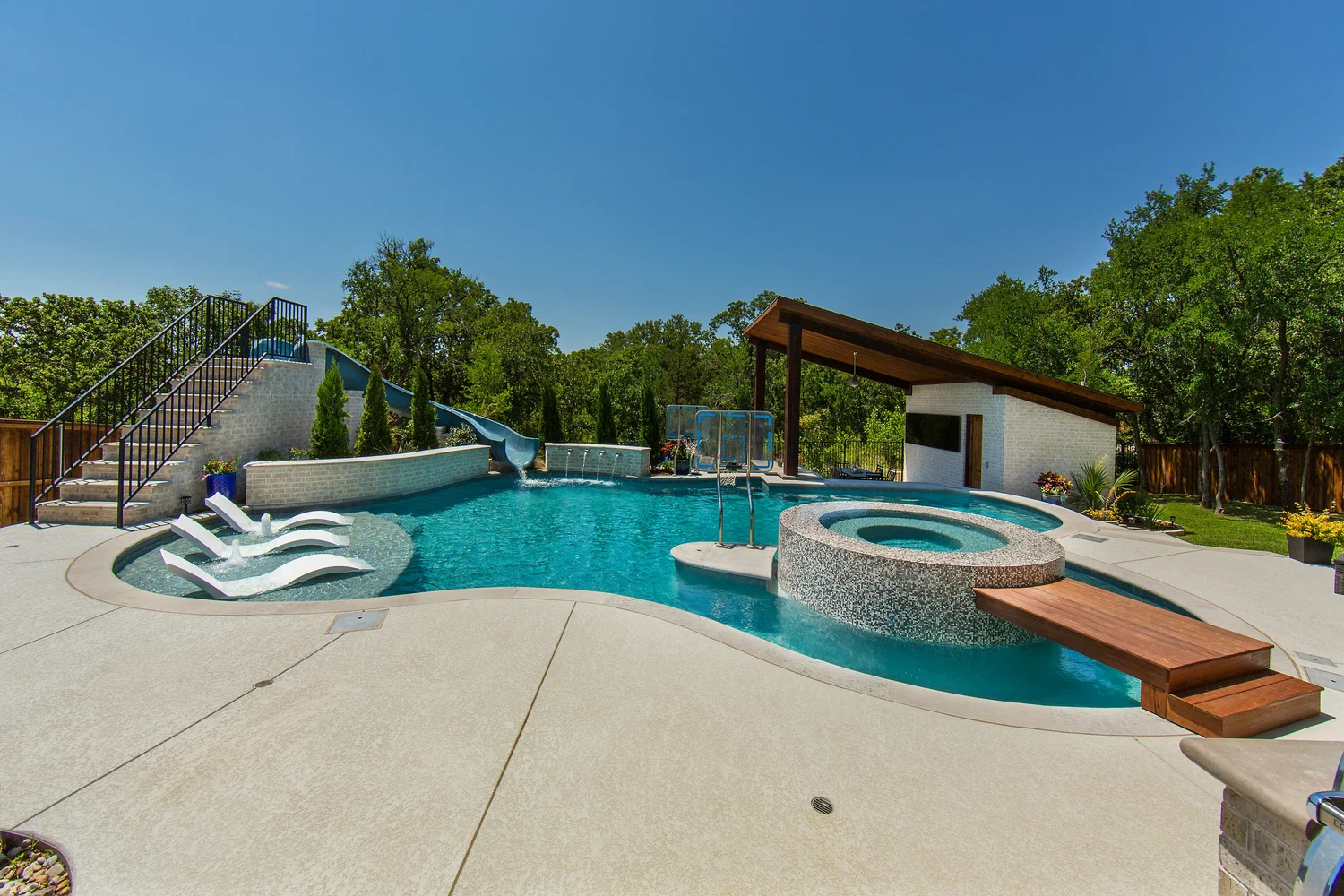 Pebblesheen Aqua Blue Pools Spas Claffey Pools