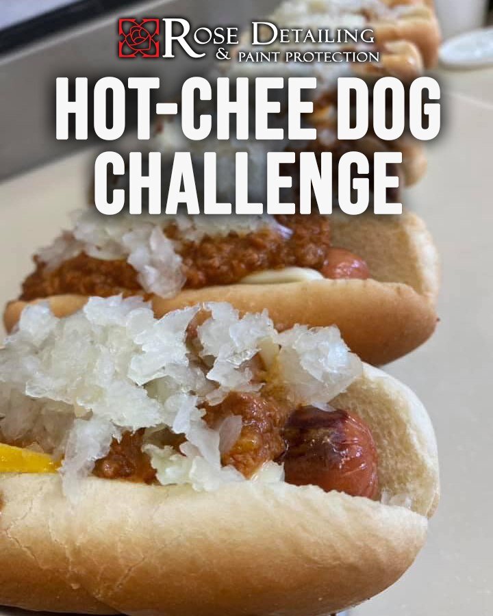 Now through April 30th, get 25% off your next invoice if you can consume 25 Hot-chee Dogs in 25 minutes 🌭 Please visit us here at Rose Detailing for details!*

#rosedetailing #aprilfools #carlislepa #PPF #ceramiccoating #hotcheedog