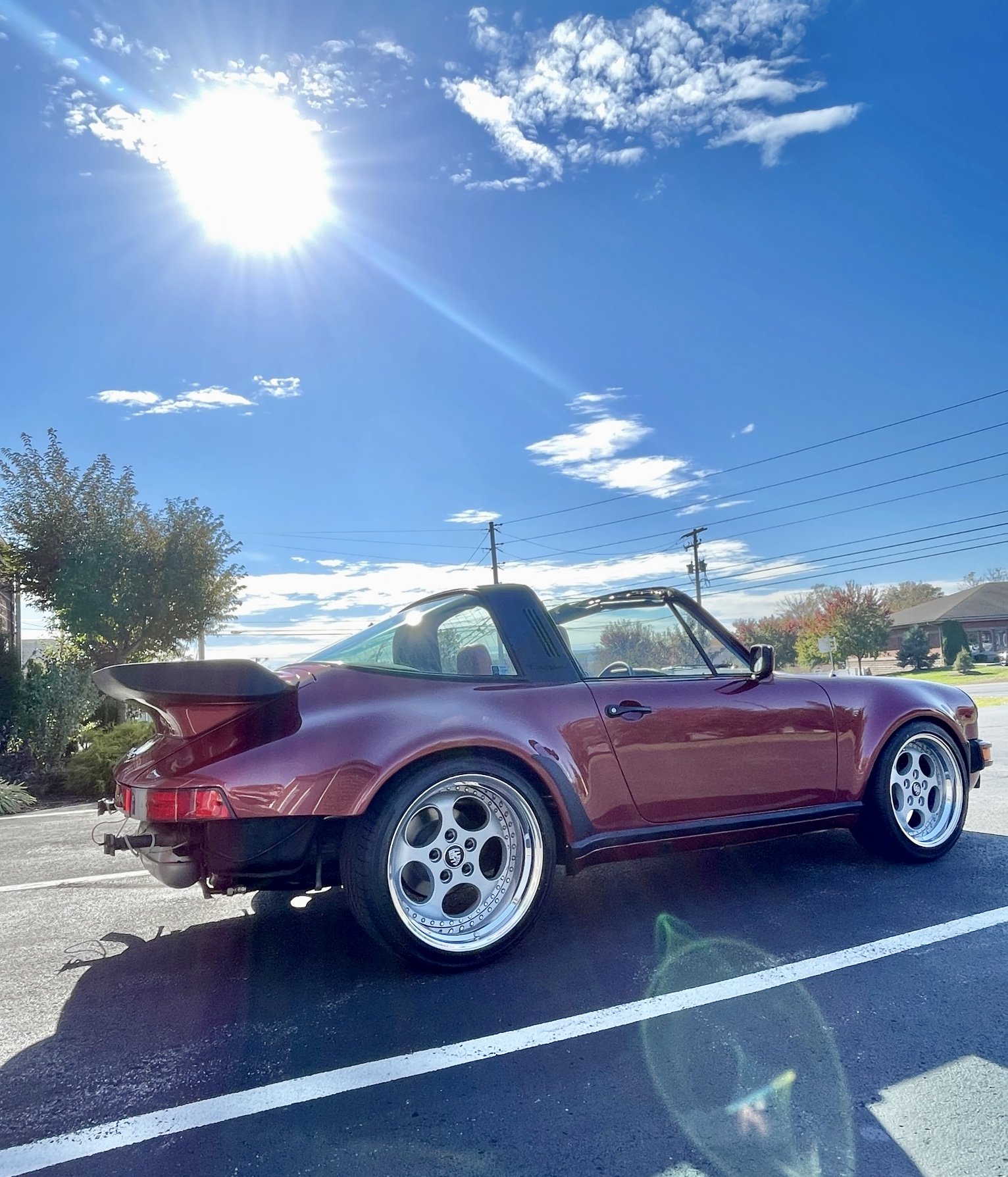 Be sure to wear eye protection before looking at the sun - or when you look at a freshly ceramic coated car from Rose 🌒😎 #SolarEclipse #CeramicCoating #RoseDetailing #XPEL