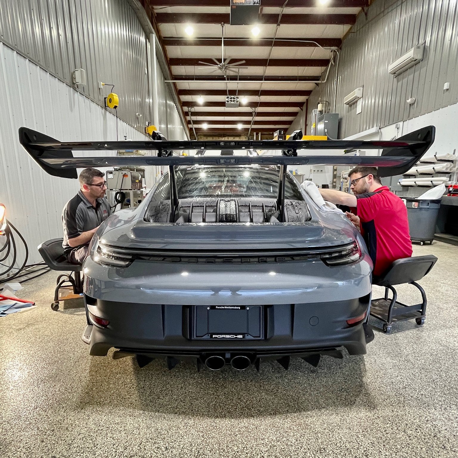Big Wing Wednesday, anyone? 👀🏎️

#rosedetailing #porsche #wingwednesday #PPF #XPEL