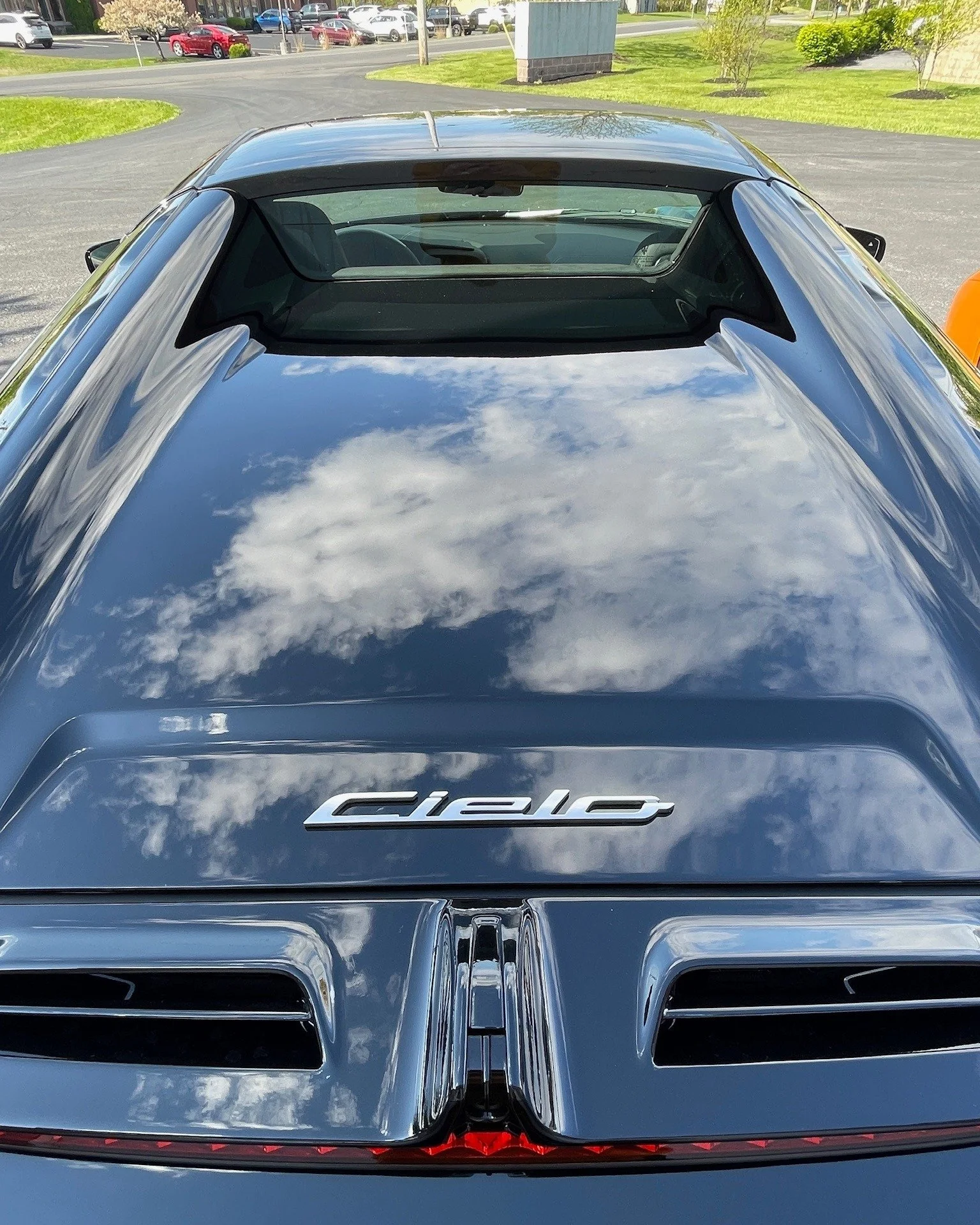 Check out that reflection! Paint correction and ceramic coating can really make your vehicle shine! #rosedetailing #paintcorrection #ceramiccoating