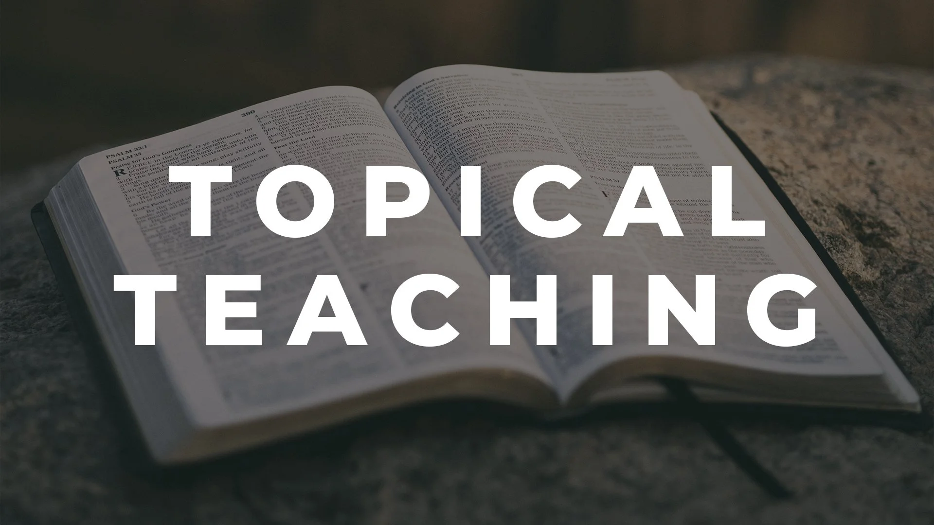 Matthew 6:19-34 - AJ Kratz