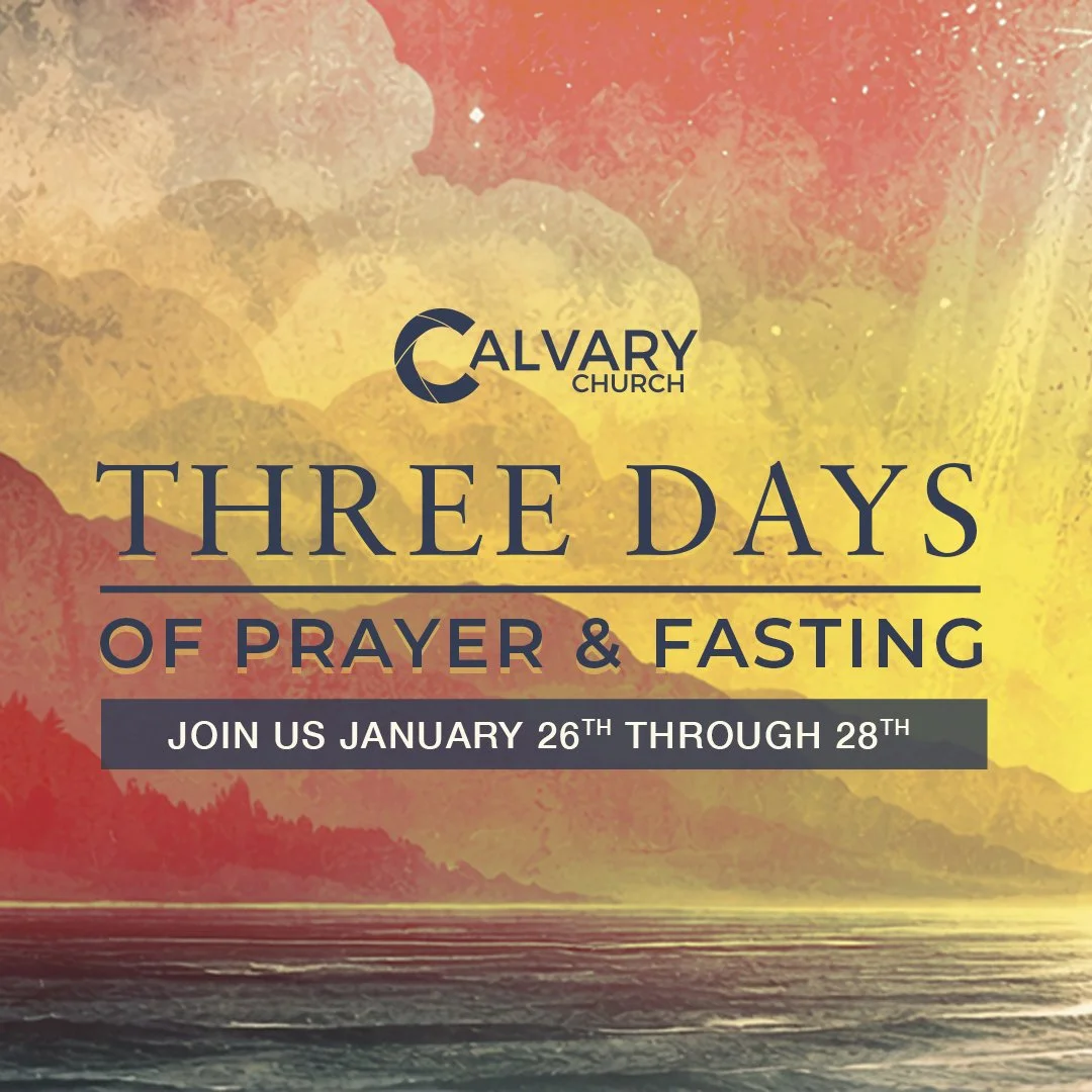 Three Days Of Prayer And Fasting