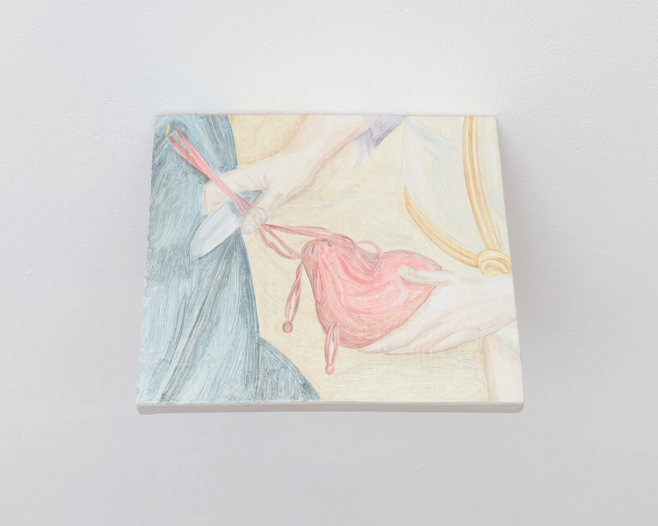 Tristan Pigott Distracted, 2018 Oil on board 15.7 x 16 cm