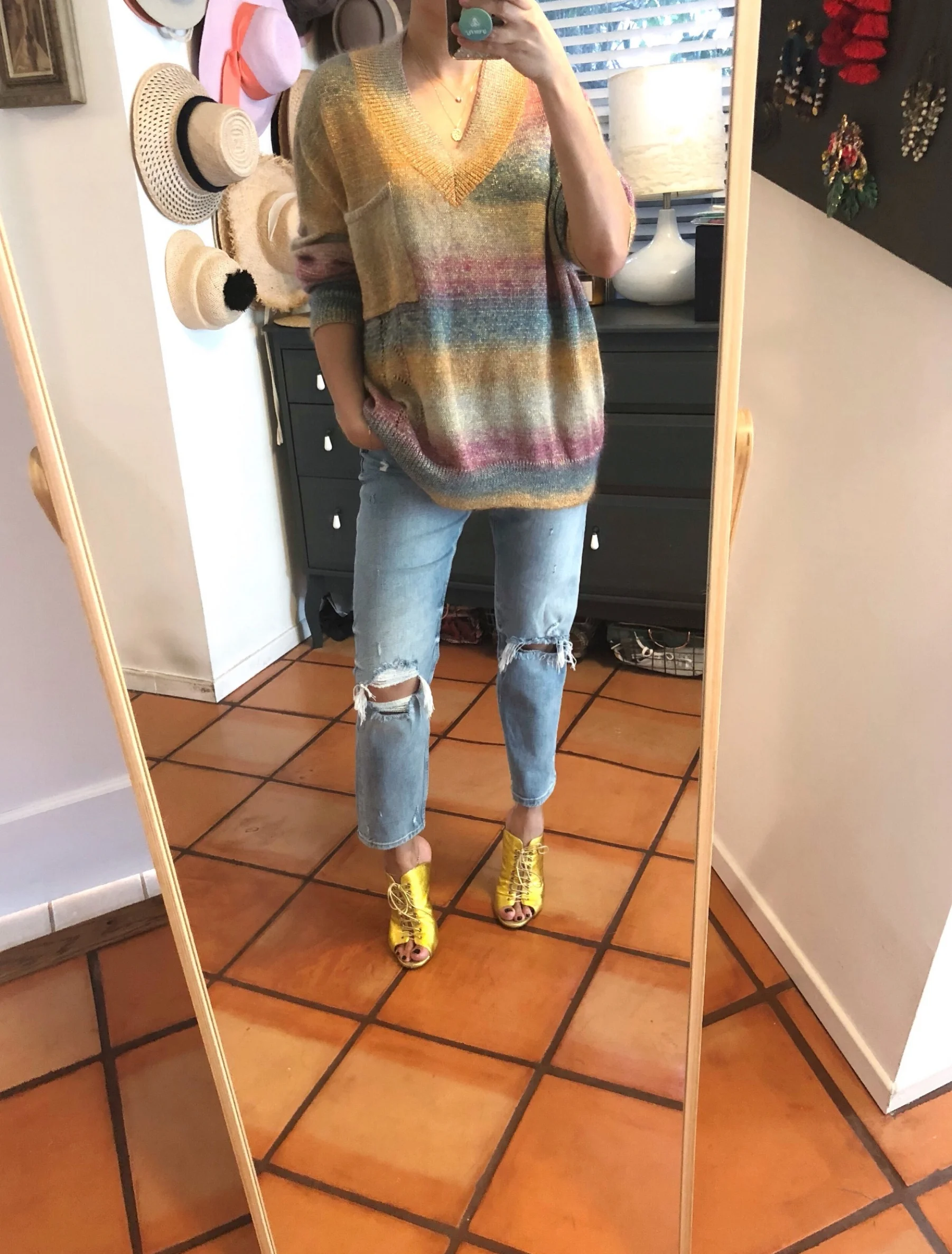  sweater:  Social Eras  jeans: Zara shoes: Giuseppe Zanotti (old, similar  here ) 