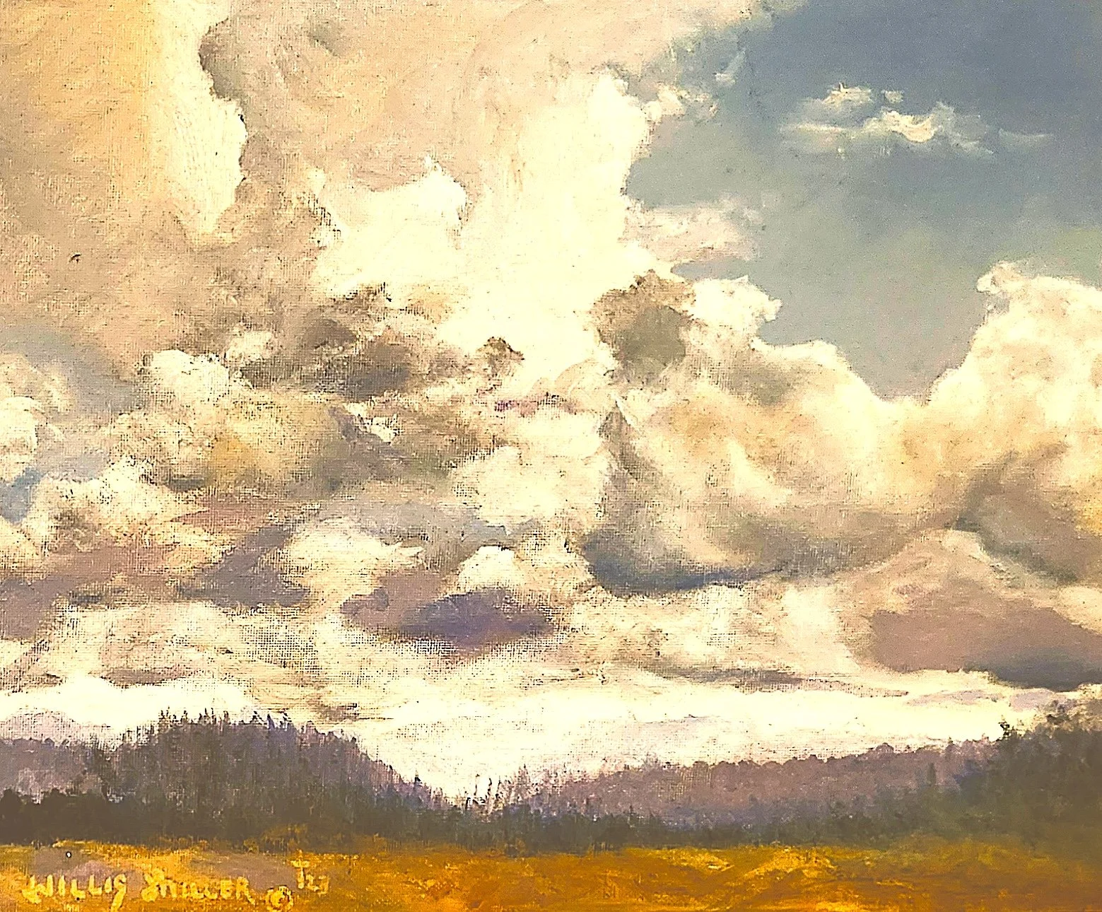 Title: A Hill, 11 x 14'., oil, unframed $465