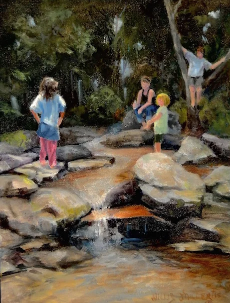 A Season For It, 12" x 9", oil