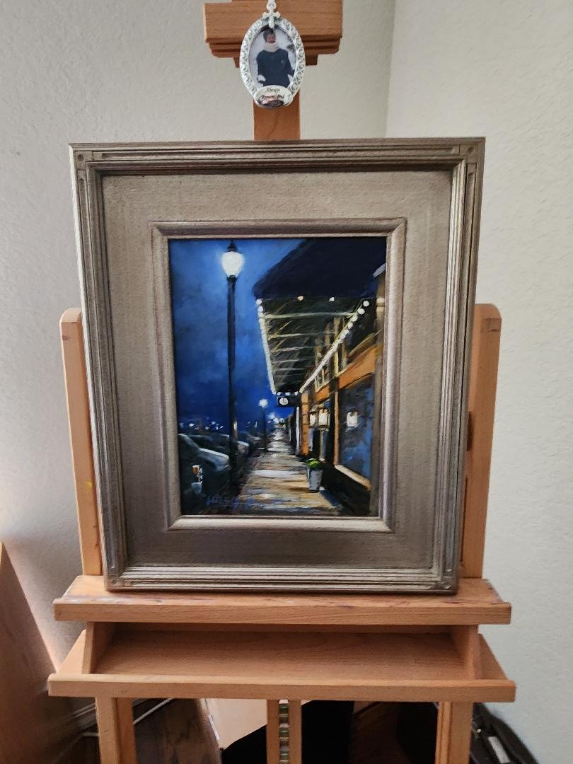 Title: Roger That, 9" x 12", oil, framed