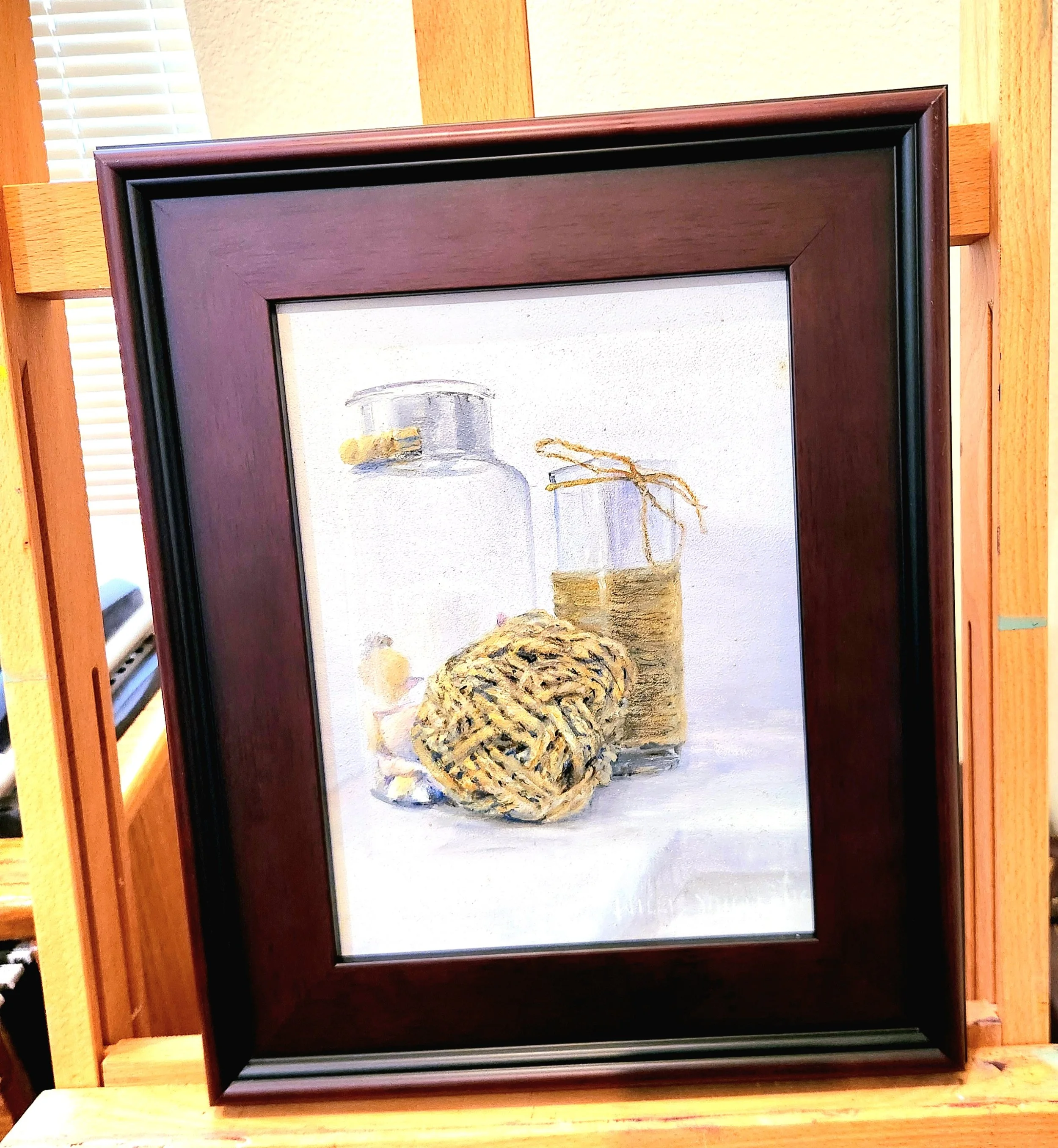 Title: 9" x 12" Storage. Timeless Still Life Framed Art