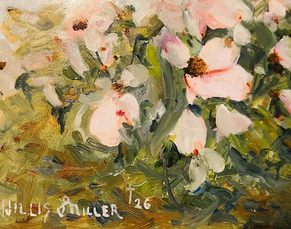 Where The Pink Dogwoods Grow. 9" 12", unframed $240