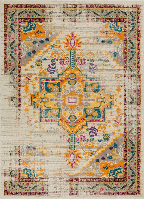 Boho Urbane (Beige/Marigold/Multi)