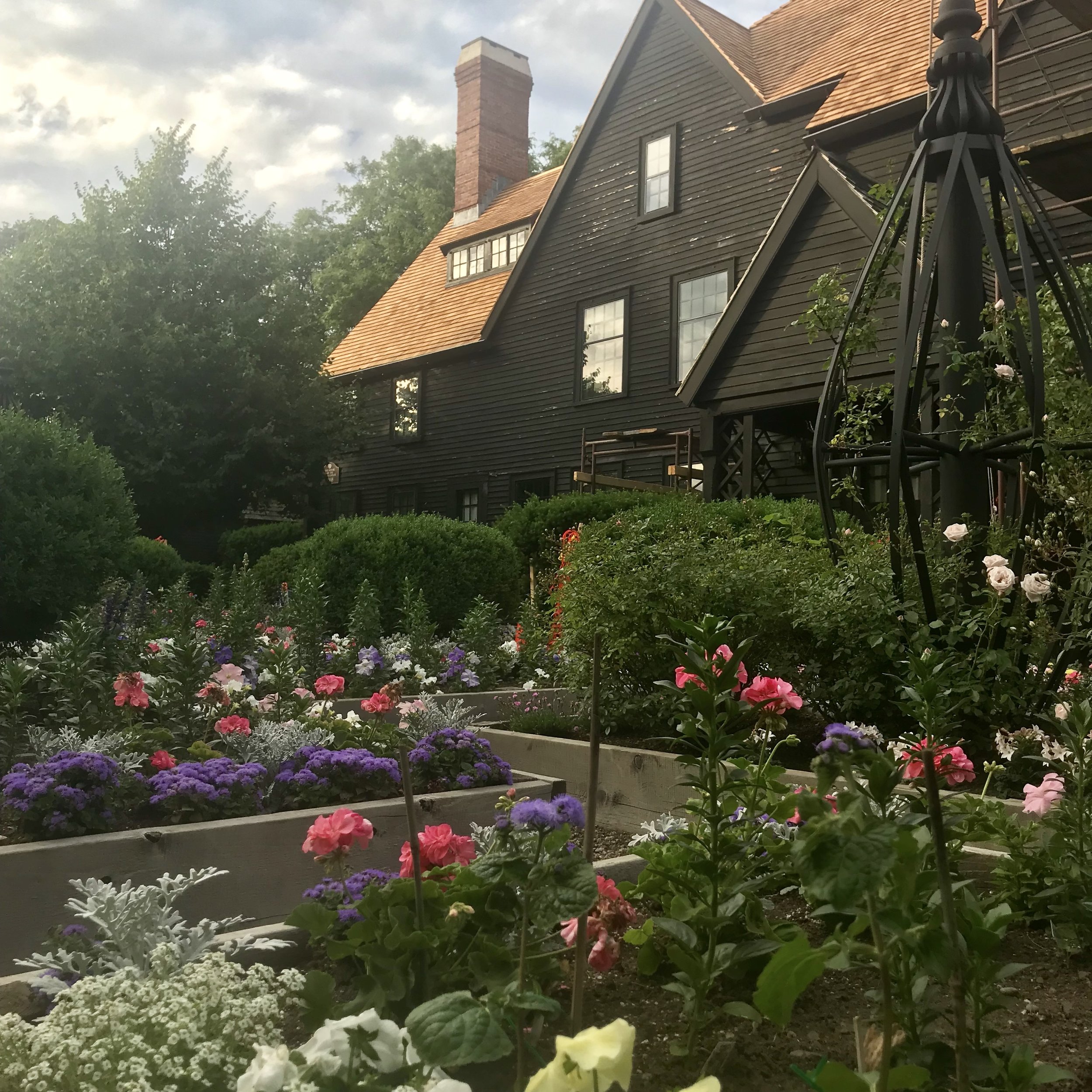 The House of the Seven Gables garden.