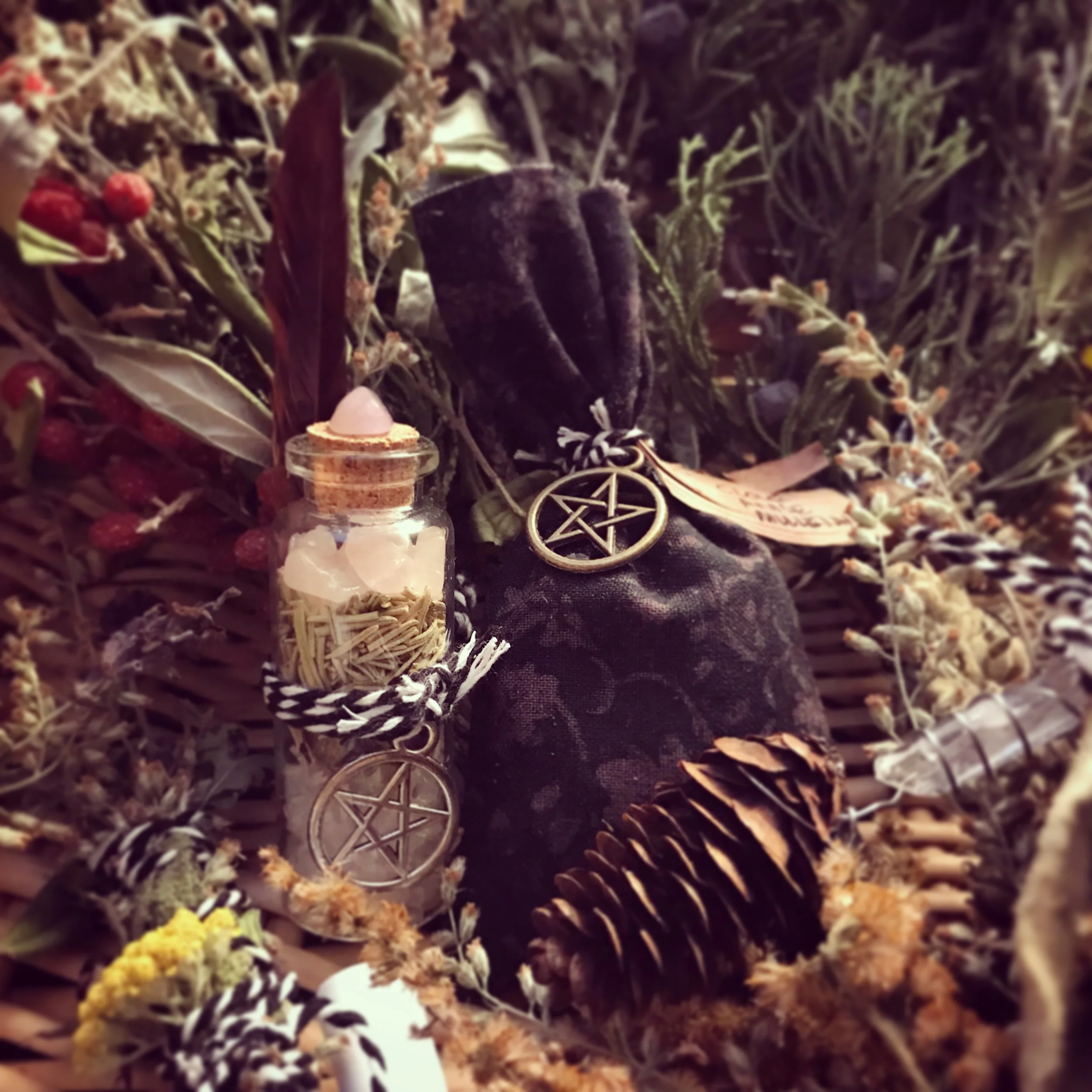 As above so below... Herbs and the elements...