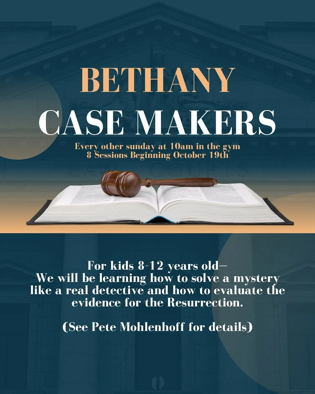 Did you miss the first Case Makers class?
We’re back on November 2nd at 10am!
See you there!