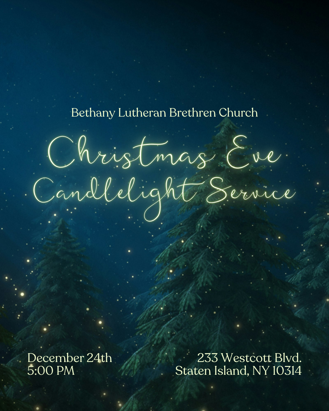 Christmas Eve Candlelight Service