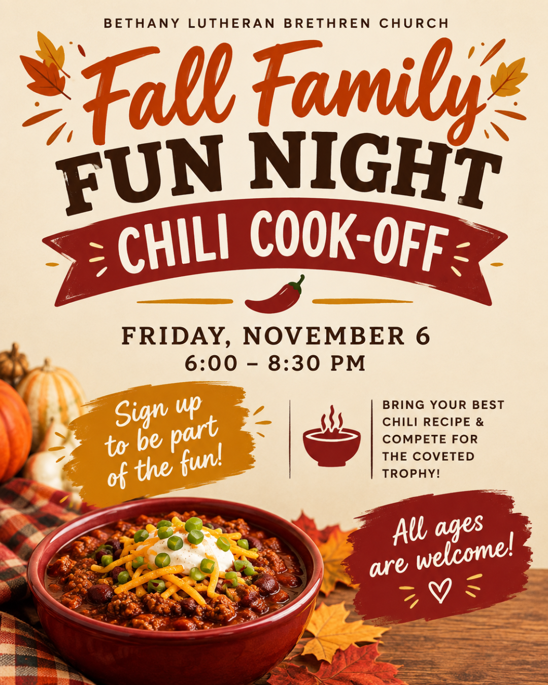 Family Fun Night: Chili Cook-Off