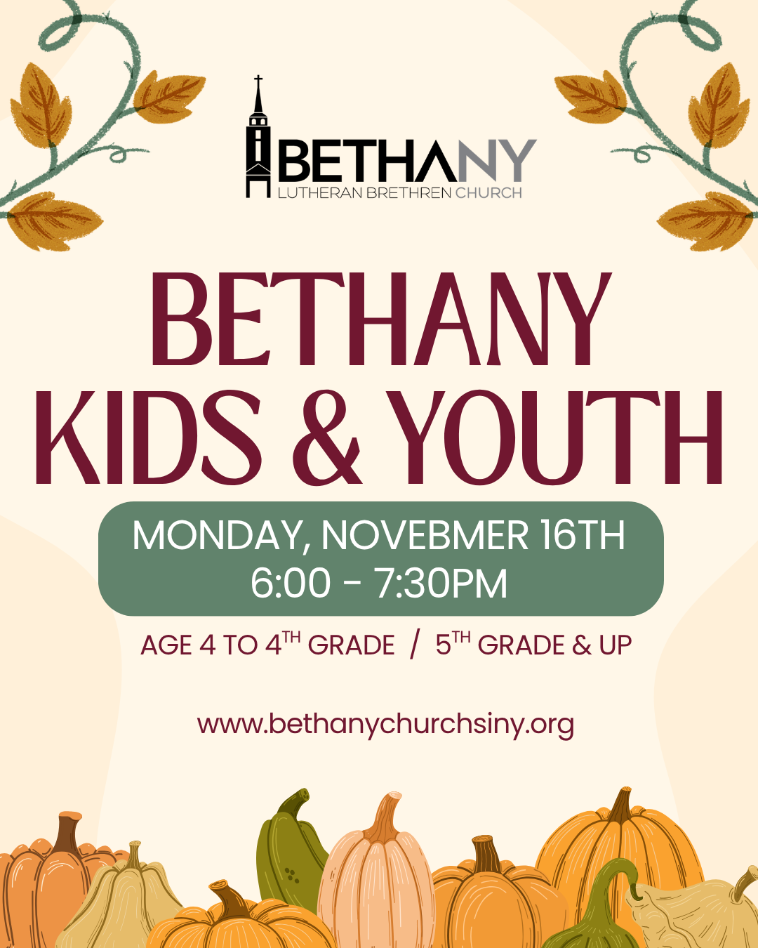 Bethany Kids &amp; Youth